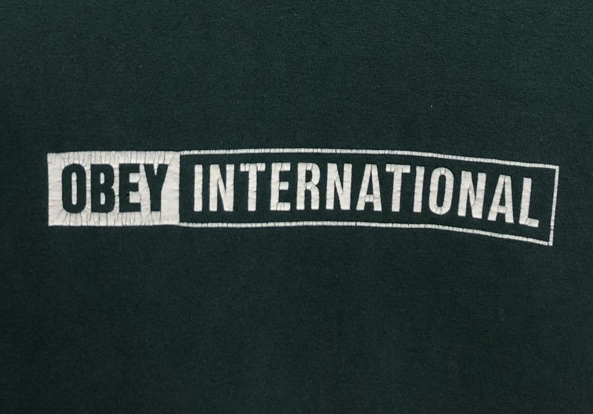 Obey Vintage Obey International Made In Usa T-Shirt Size US L / EU 52-54 / 3 - 3 Thumbnail