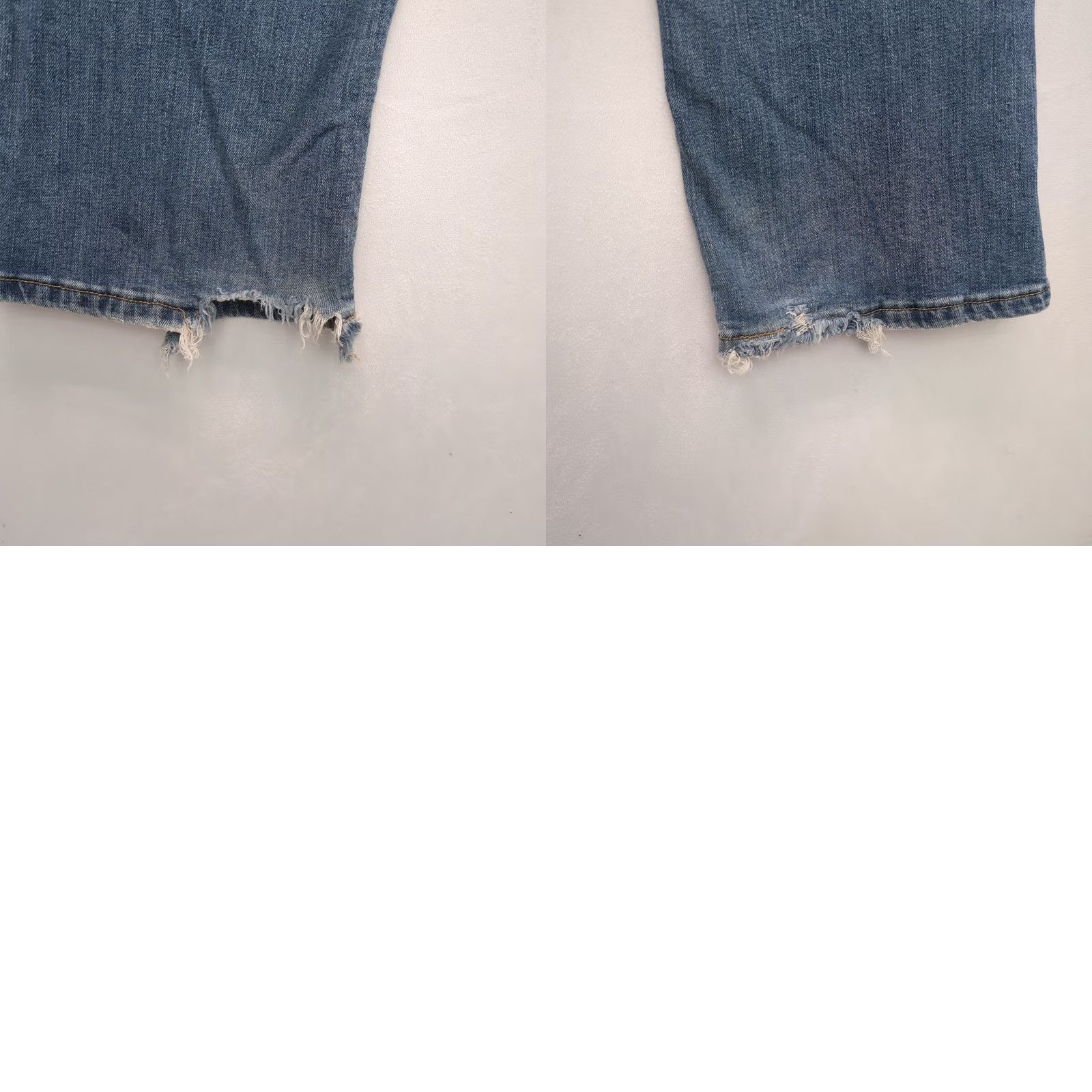 Wrangler Wrangler Jeans Bootcut Size 14 Medium Wash Blue Women Cotton Spandex Distressed Bottom 13/14 x 34 Size 36" / US 14 / IT 50 - 8 Thumbnail