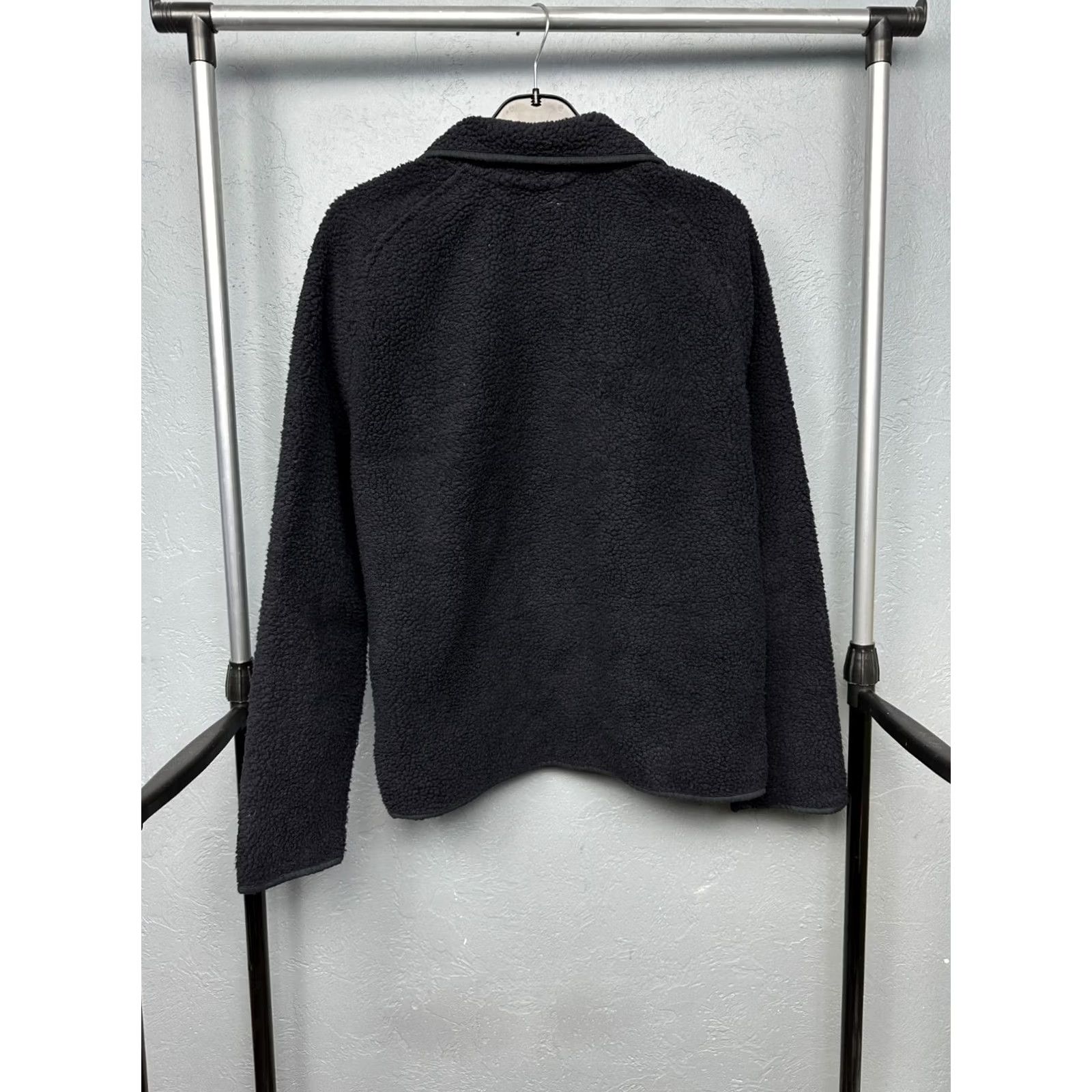 Percival Percival Mens Full Zip Teddy Fleece Sherpa Jacket M Black Size US M / EU 48-50 / 2 - 6 Thumbnail