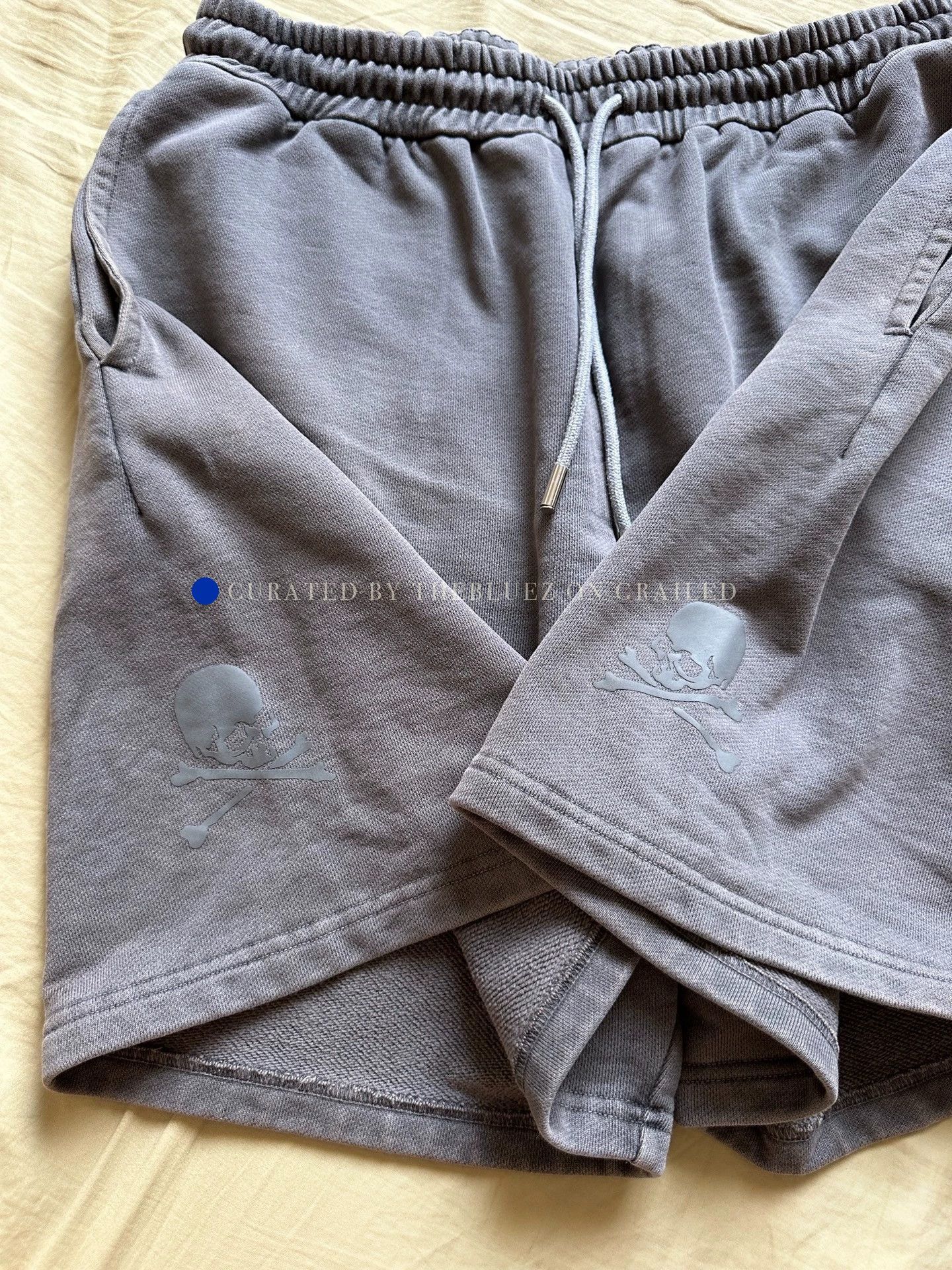 Mastermind World Distressed Gray Cotton Shorts Size US 30 / EU 46 - 1 Thumbnail
