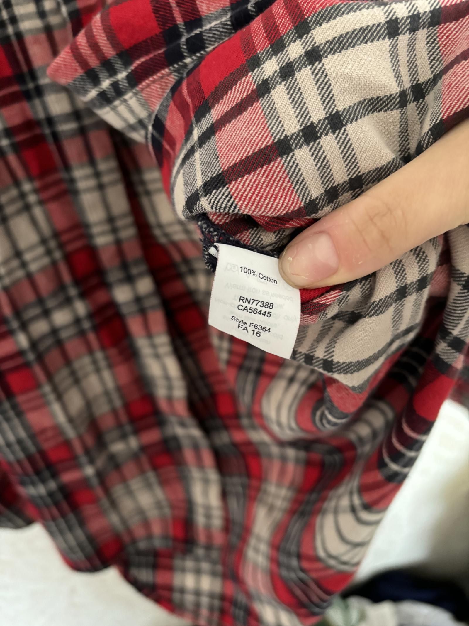 Madewell EUC Madewell Oversized Plaid Flannel Shirt 100% cotton - M Size M / US 6-8 / IT 42-44 - 3 Thumbnail
