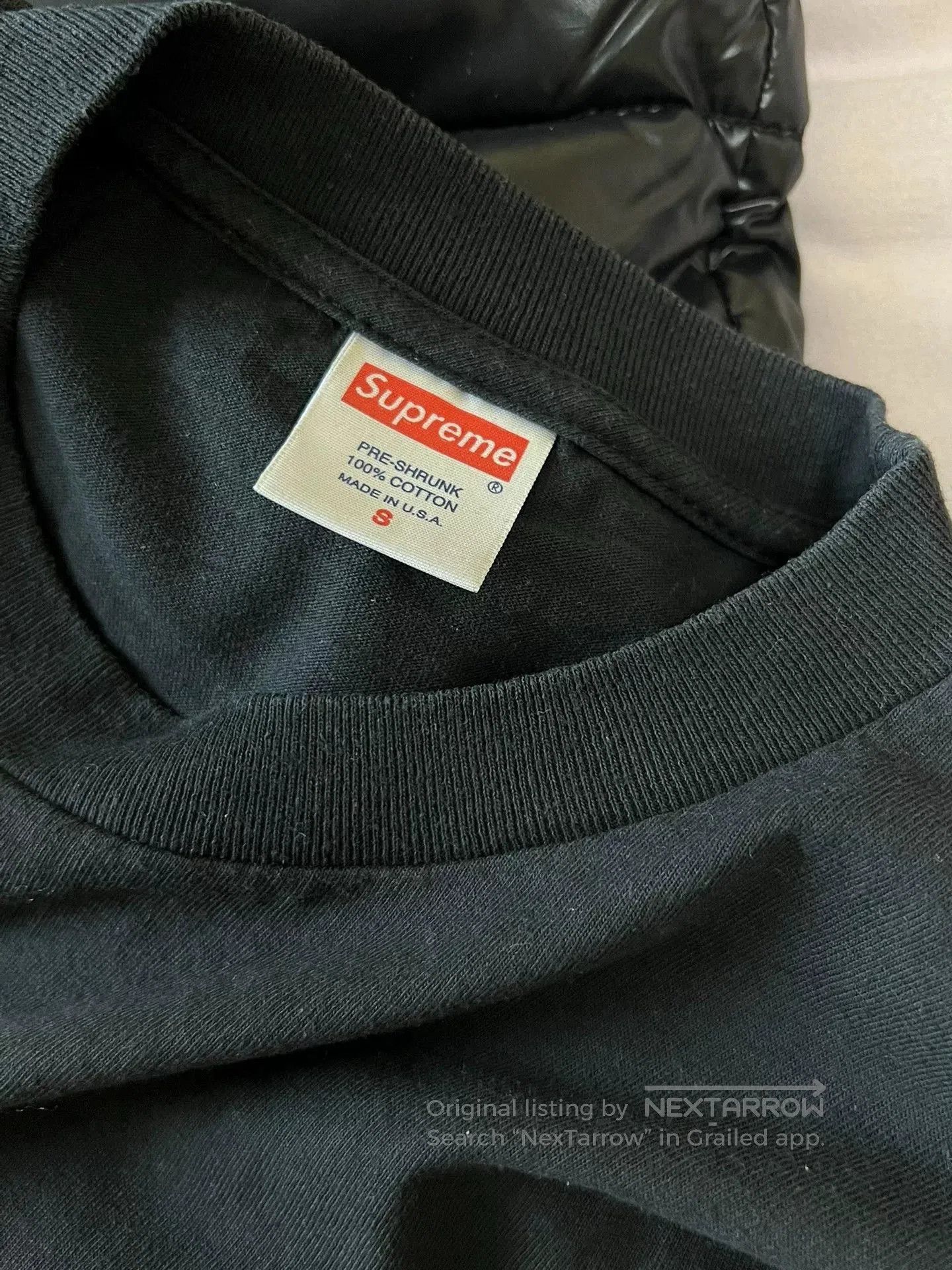 Supreme OriginalFake x Supreme T-Shirt in Black. Size US S / EU 44-46 / 1 - 4 Thumbnail