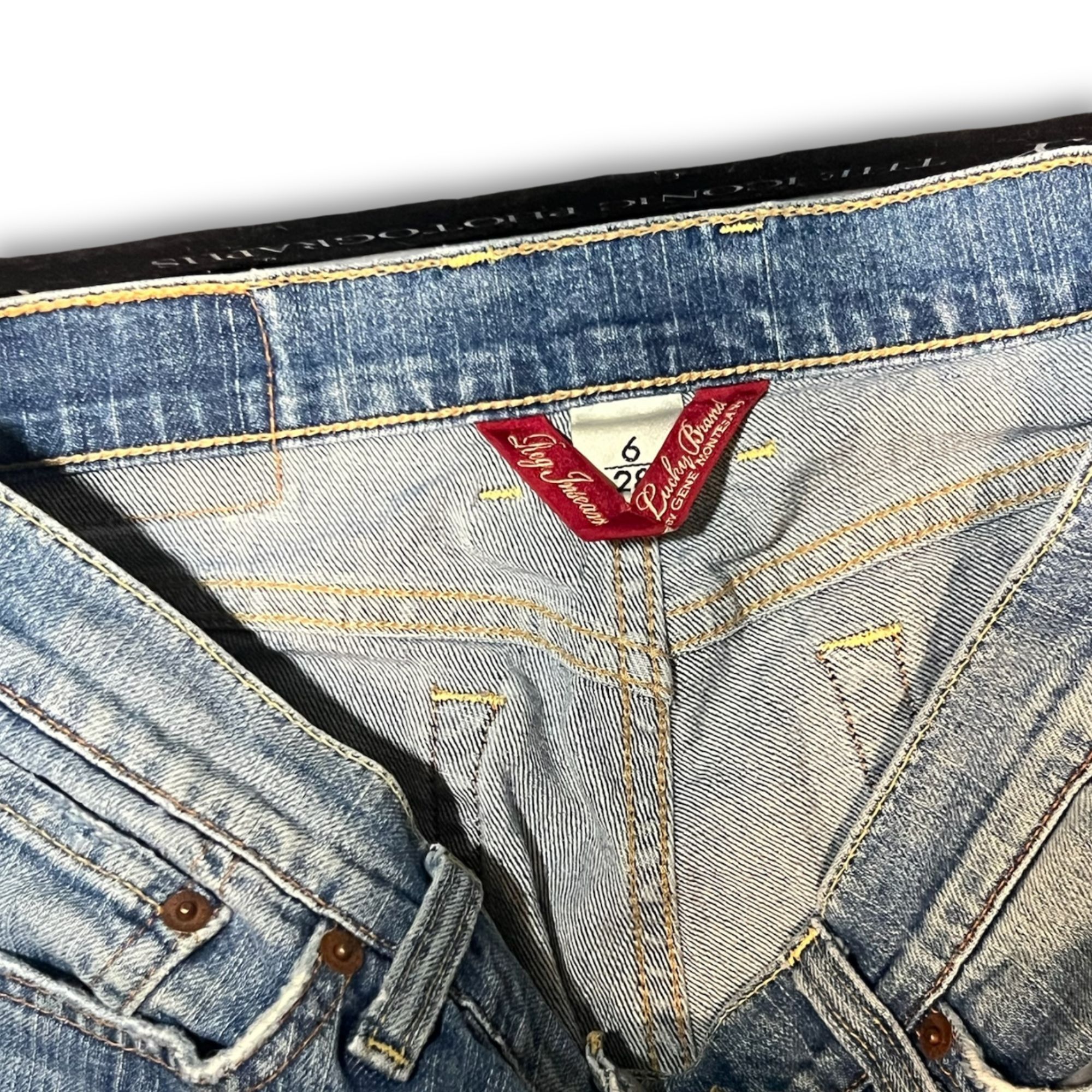 Lucky Brand Lucky Brand Regular Inseam Womens Jeans Size 6 Medium Wash B Size 28" / US 6 / IT 42 - 6 Thumbnail