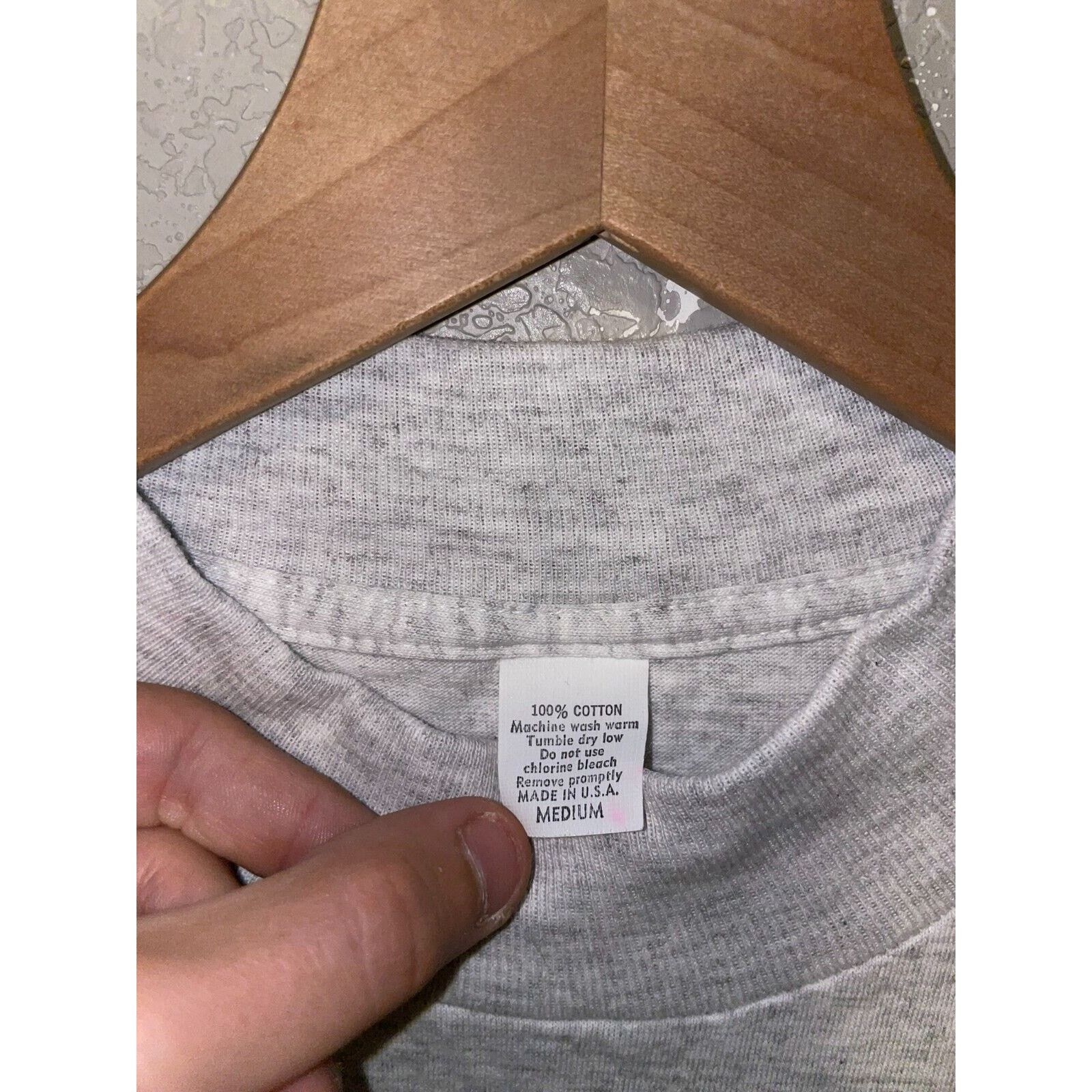 Vintage Vintage Vermont Ski Shirt Skiing Gray Tee 90s VTG Medium Size US M / EU 48-50 / 2 - 5 Thumbnail