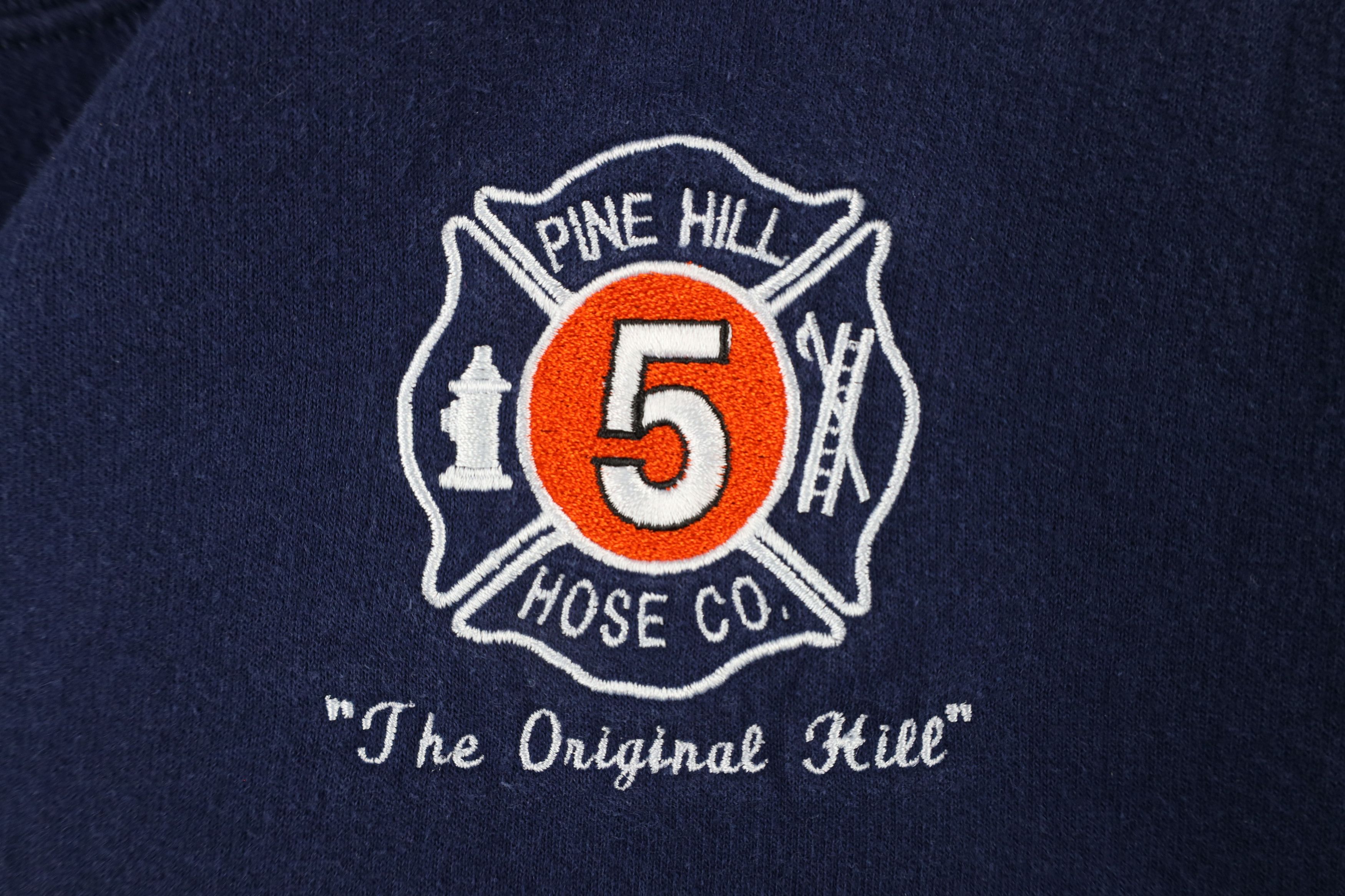 Vintage Vintage 90s Hill Hose Co New York Firefighters Sweatshirt Size US L / EU 52-54 / 3 - 4 Thumbnail