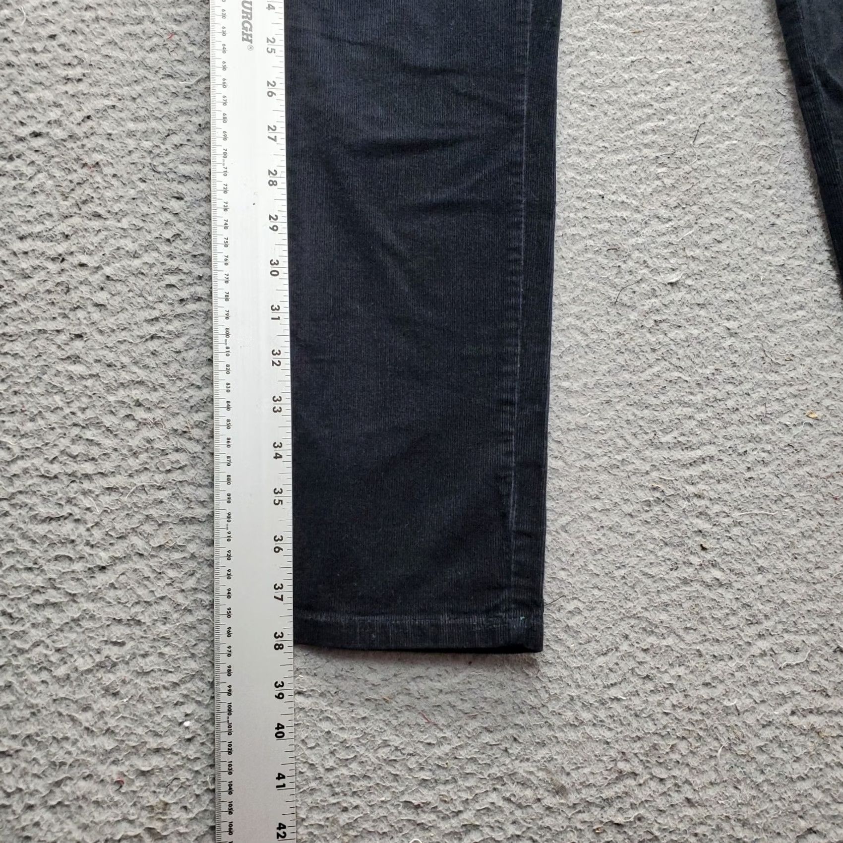 Michael Kors Michael Kors Womens Pants Black Corduroy Modern Bohemian Stretch Straight Fit 4 Size 27" / US 4 / IT 40 - 3 Thumbnail