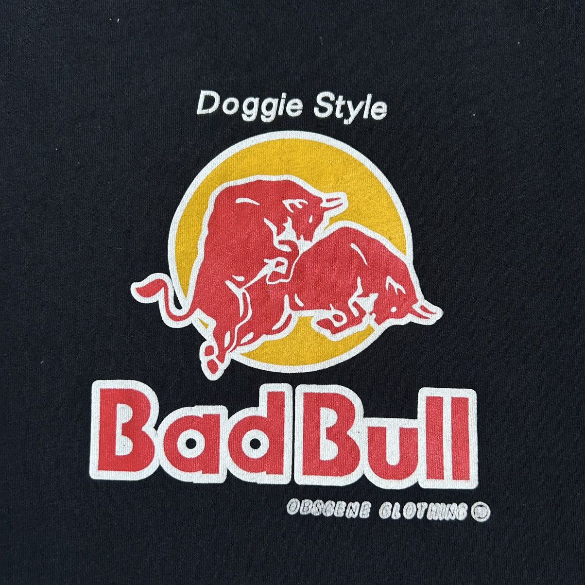 Red Bull × Vintage Vintage Obscene Clothing T-shirt "Bad Bull" navy Size US L / EU 52-54 / 3 - 5 Thumbnail