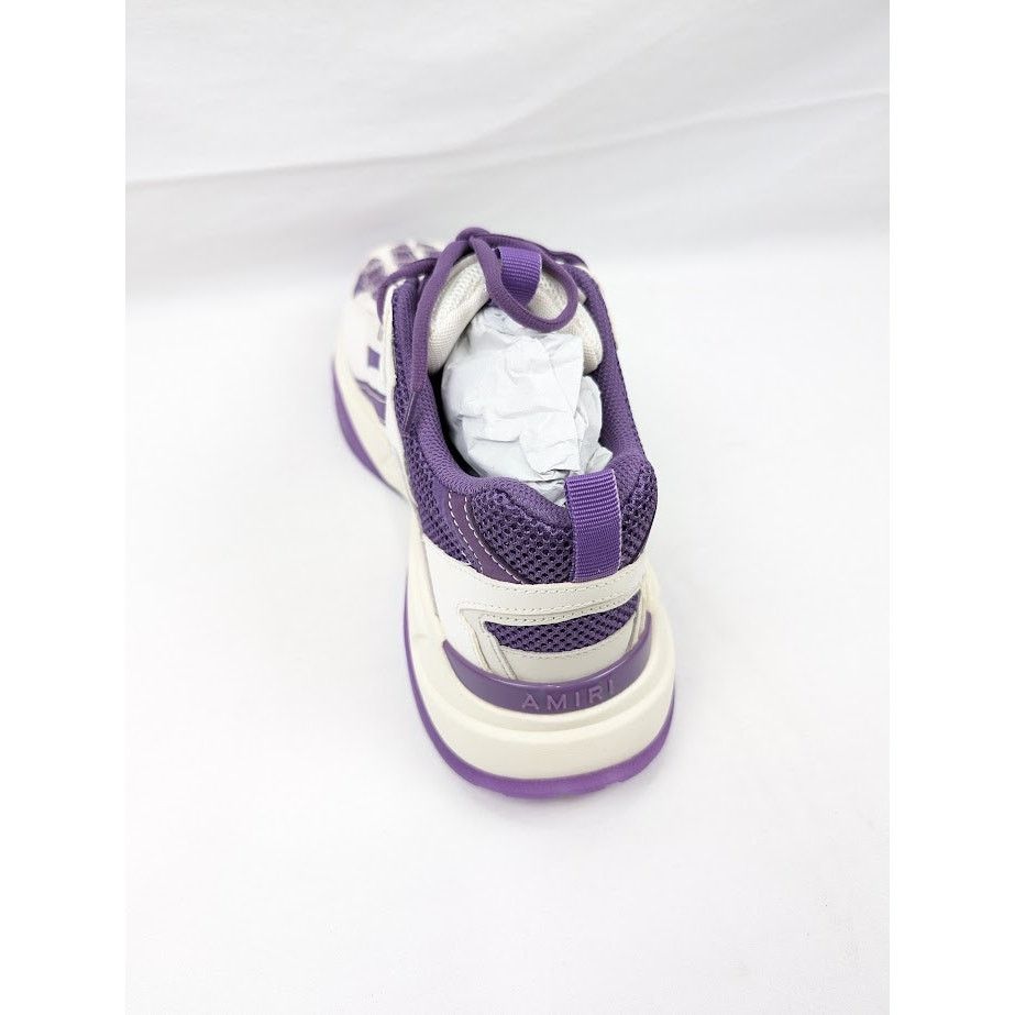 Amiri o1rshd1 Bone Runners in Cream/Purple Size US 12 / EU 45 - 13 Thumbnail