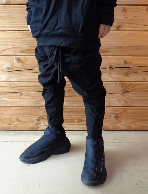 Julius 🔥Ss20 Julius Afangar Asymmetric Drape Drop Crotch Pants Size US 30 / EU 46 - 19 Thumbnail