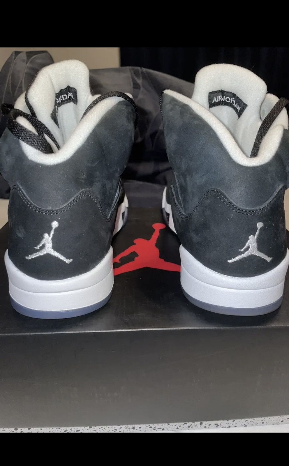 Jordan Brand × NBA × Nike Air Jordan Retro 5 Oreo (2013) Size US 11.5 / EU 44-45 - 7 Thumbnail