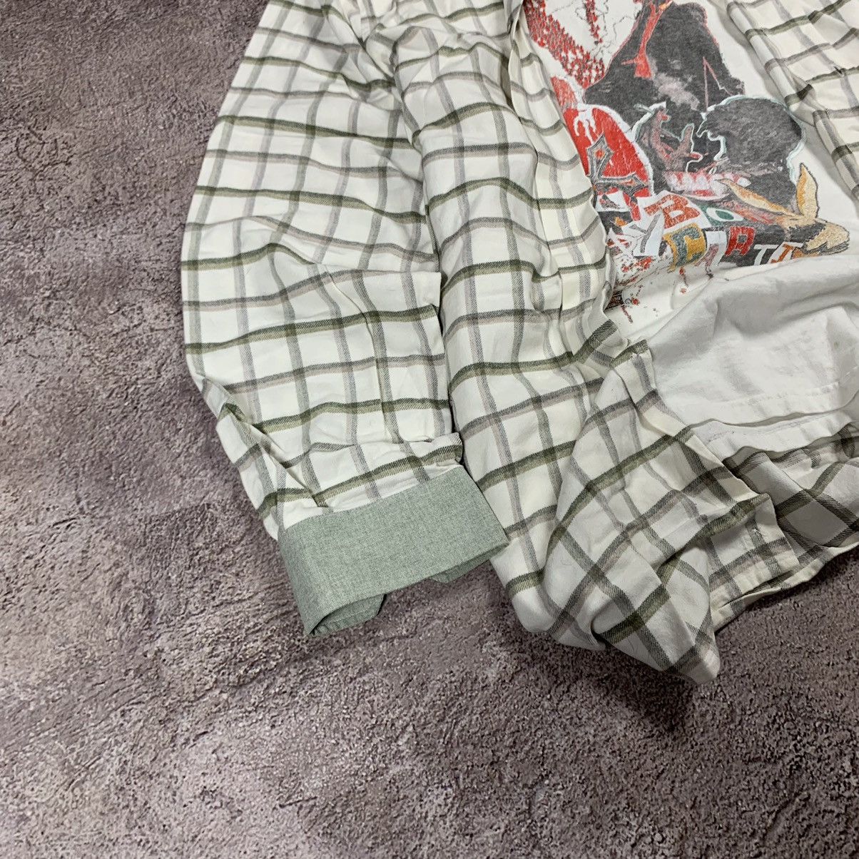 Vintage Vintage 90s Checkered Shirt Graphic Tee Streetwear Grunge XX Size US XXL / EU 58 / 5 - 2 Thumbnail