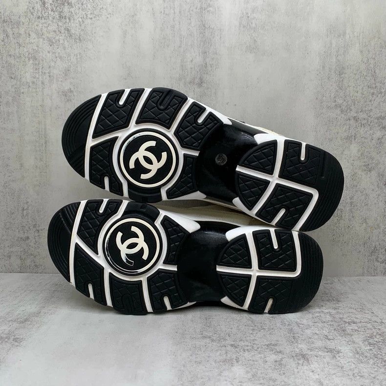 Chanel Chanel Black and White Panda Sneakers -2505 Size US 6.5 / IT 36.5 - 7 Thumbnail