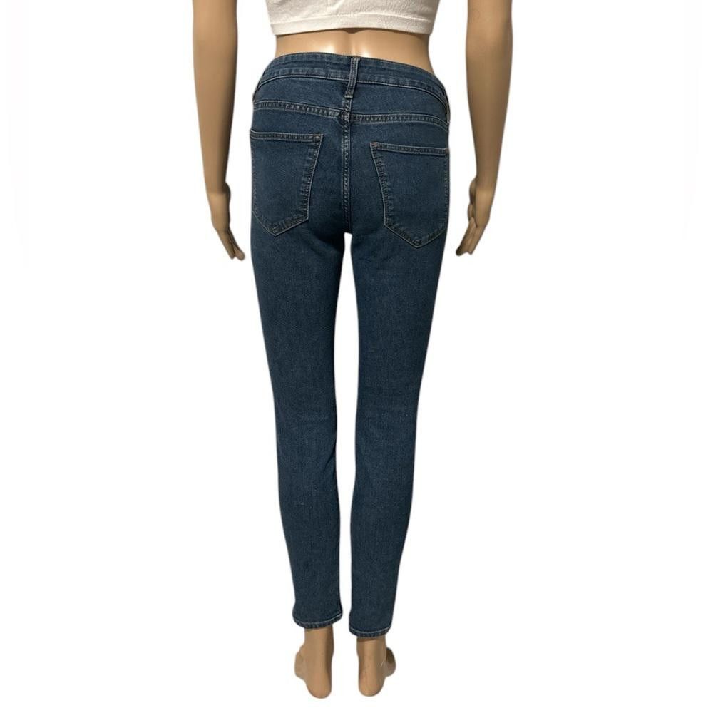 H&M H&M high rise dark wash skinny jeans Size 26" / US 2 / IT 38 - 3 Thumbnail