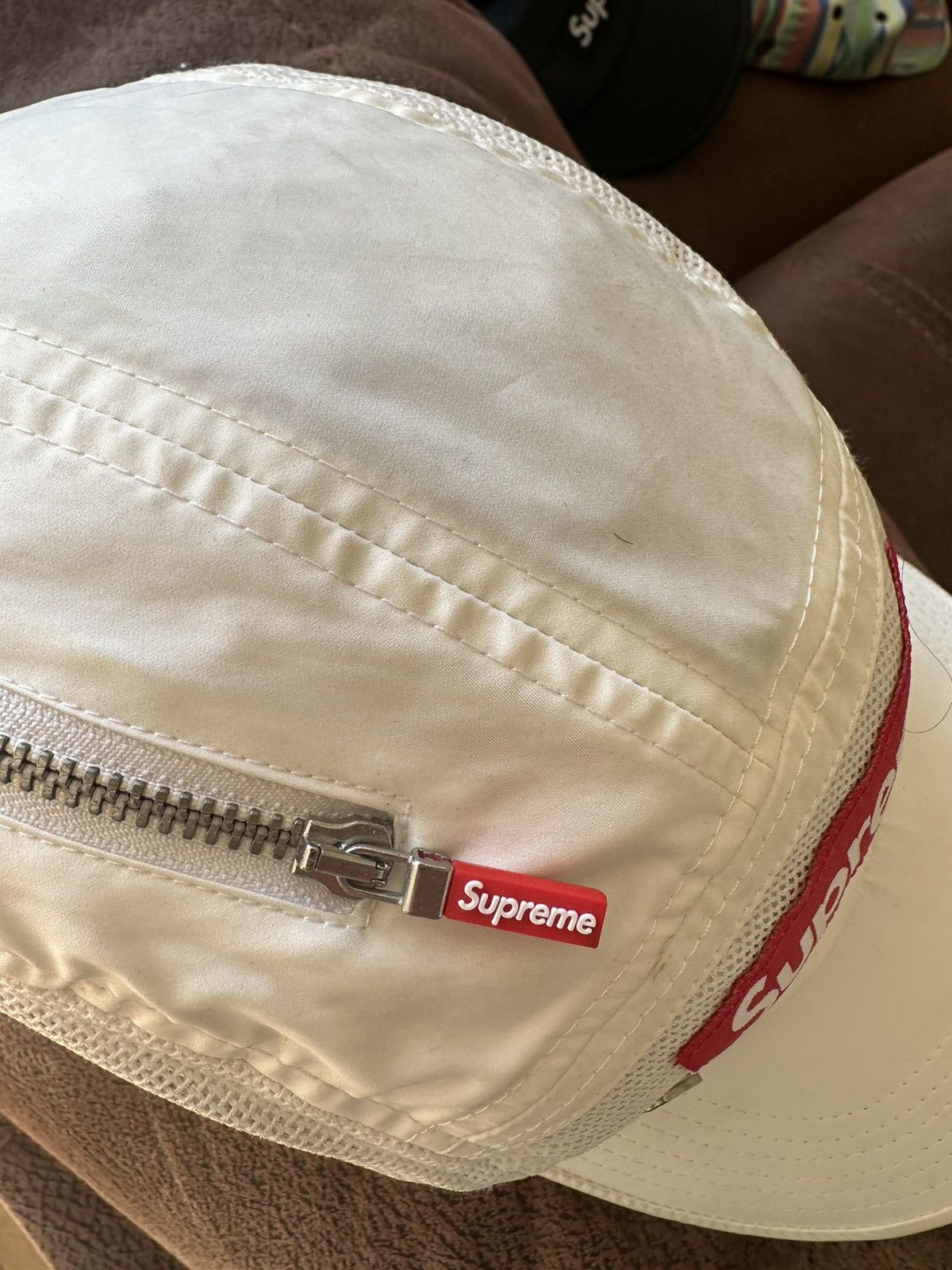 Supreme White Supreme Hat Size ONE SIZE - 2 Thumbnail