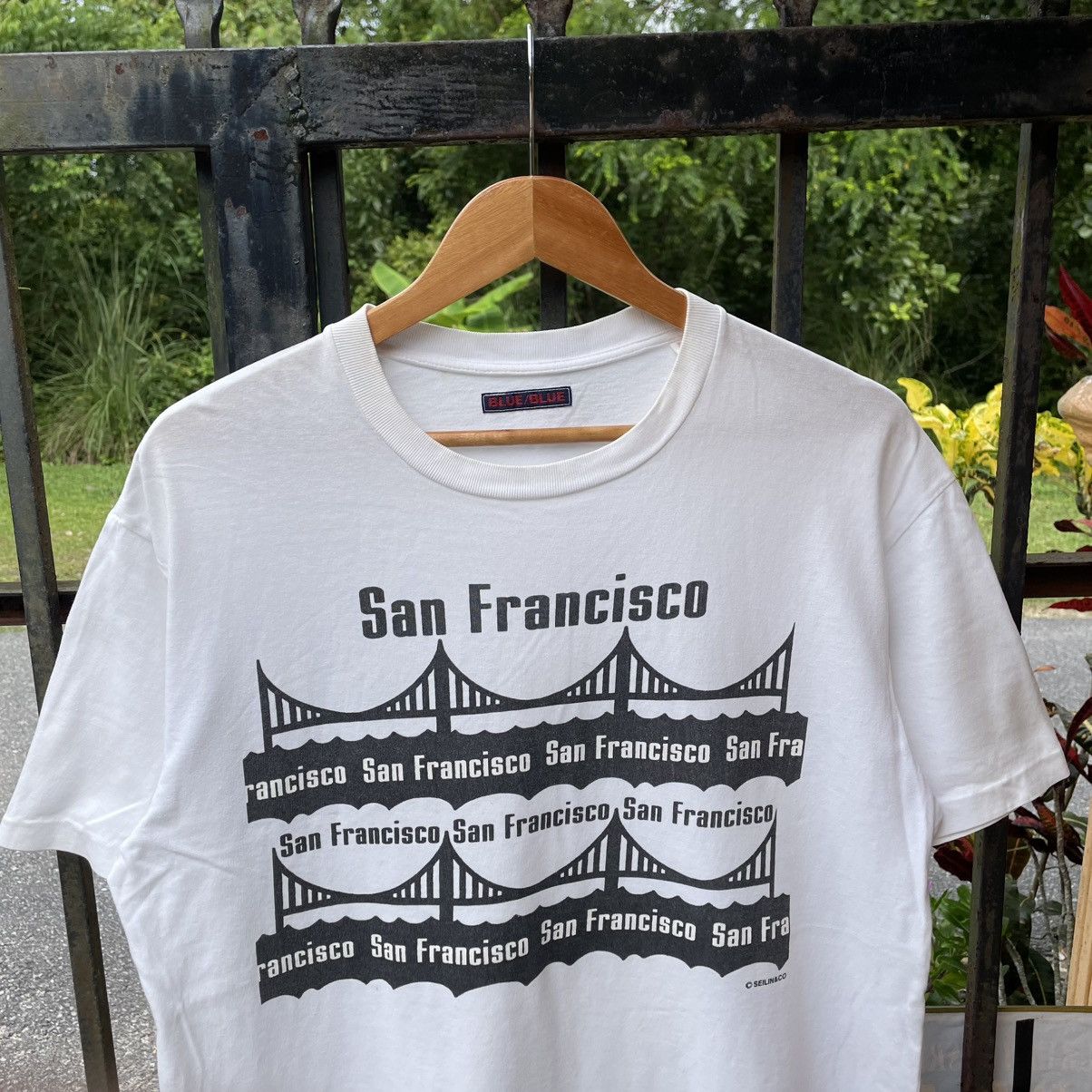 Blue Blue Japan 🔥🇯🇵Vintage Blue Blue Japan San Francisco Graphic Tee Size US L / EU 52-54 / 3 - 3 Thumbnail