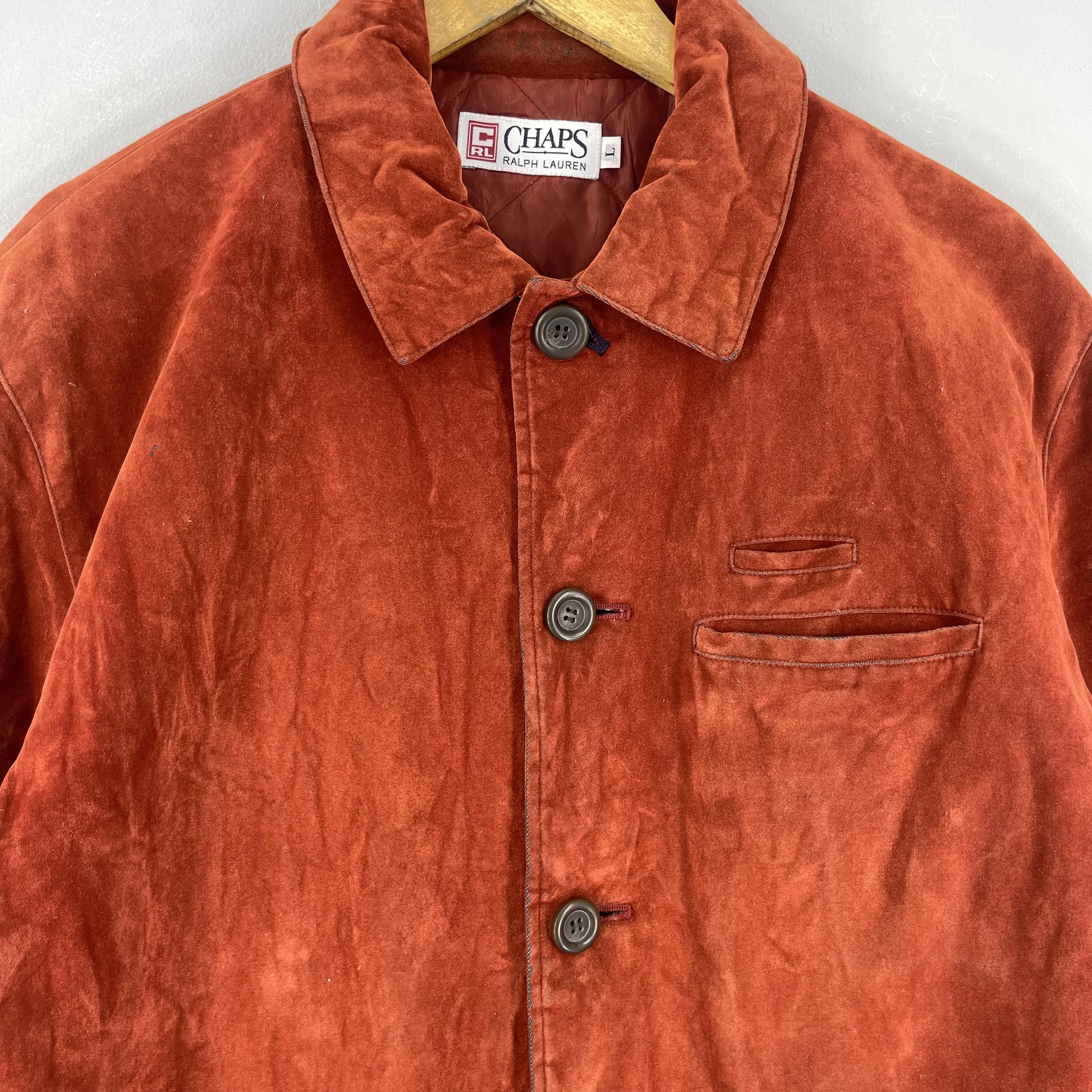 Chaps Ralph Lauren Vintage 90's CHAPS RALPH LAUREN Suede Rayon Jacket Size US L / EU 52-54 / 3 - 2 Thumbnail