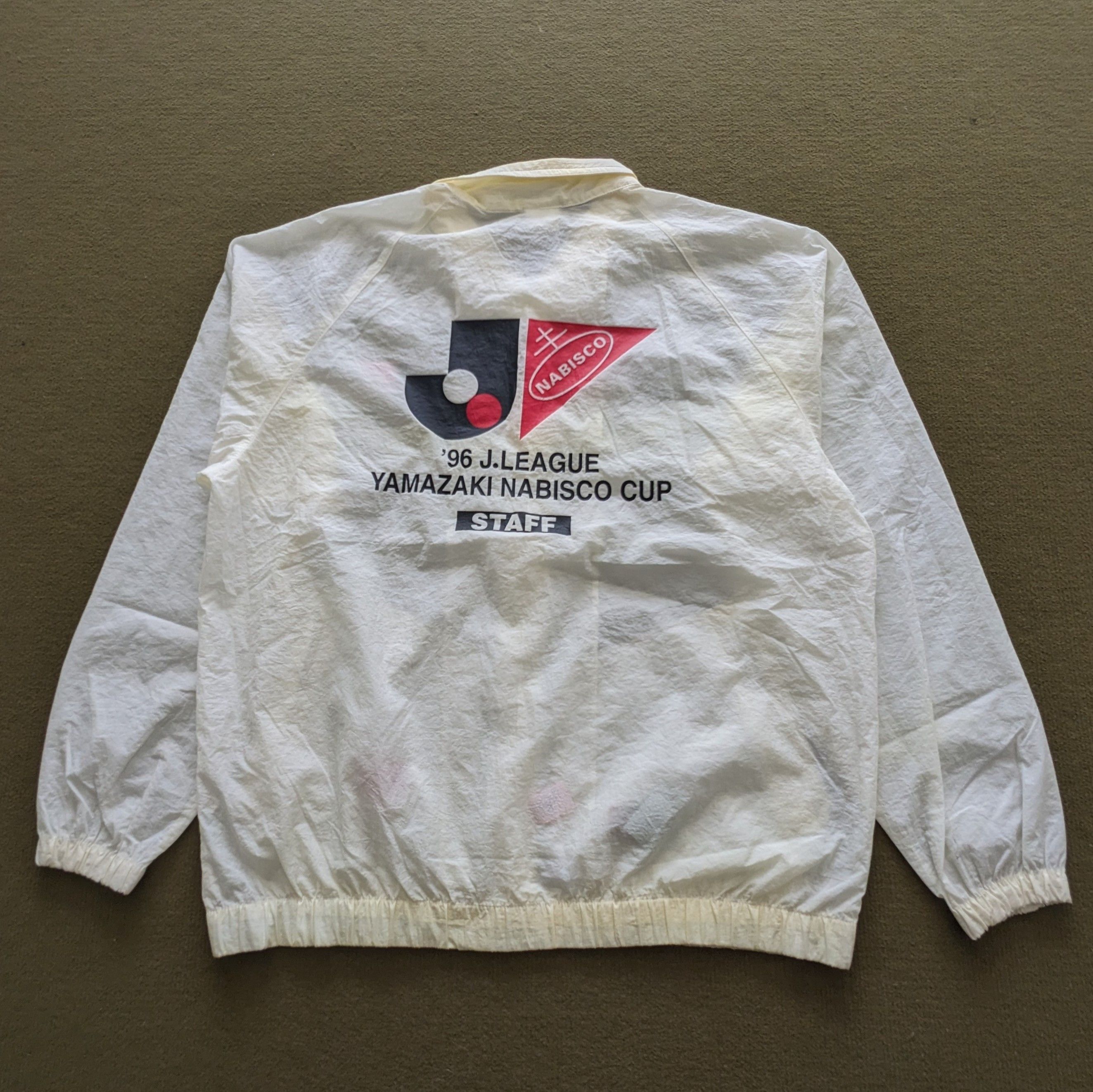 Puma Vintage 1996 J League YAMAZAKI NABISCO CUP Puma Jacket Size US L / EU 52-54 / 3 - 1 Thumbnail