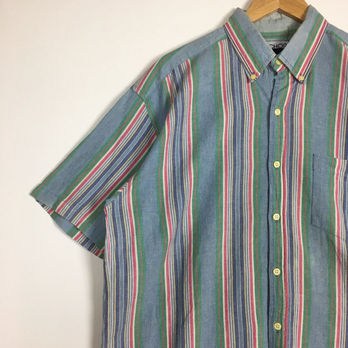 Vintage Vintage Anchor Bay Button Ups Shirt Size US L / EU 52-54 / 3 - 4 Thumbnail