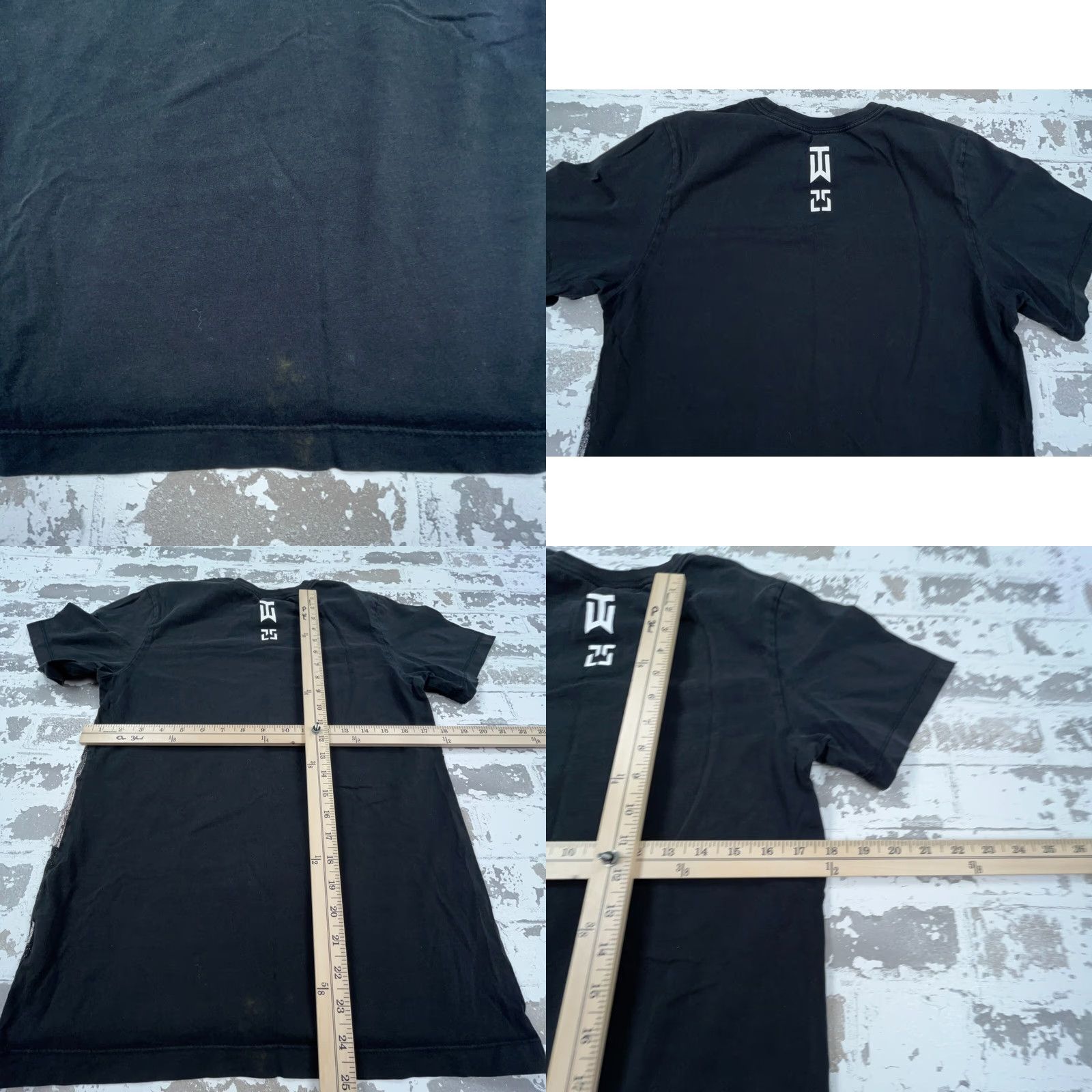 Nike Nike Shirt Men Small Black White Tee Tiger Woods Golf All Over Print AOP Tee Shirt Sports Shirt Mens Short Sleeve Crew Neck Jersey Cotton Polyester Size US S / EU 44-46 / 1 - 8 Thumbnail