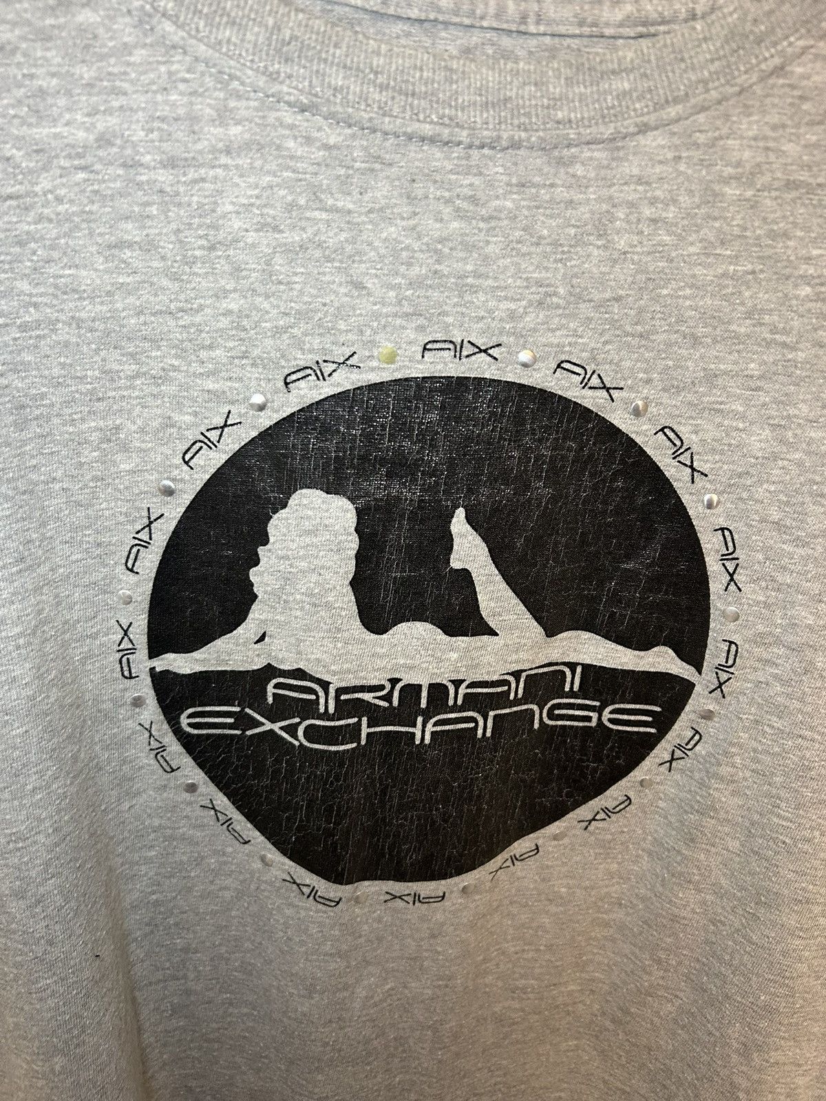Armani Exchange Vintage Armani Exchange “dancer” logo t-shirt Size US L / EU 52-54 / 3 - 4 Thumbnail