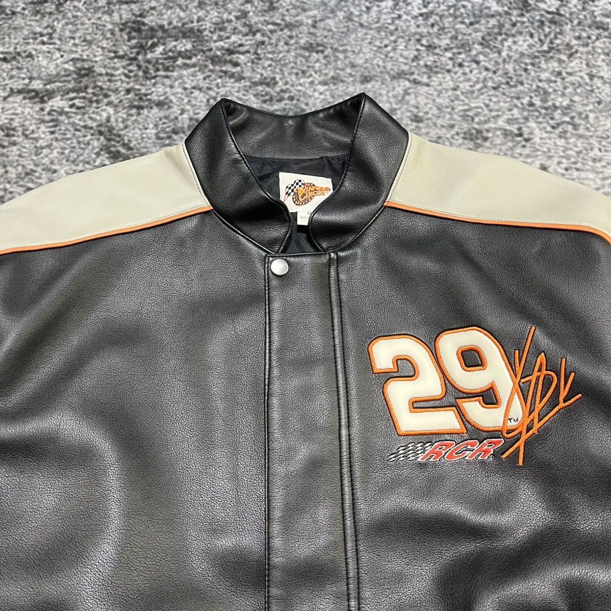 Winners Circle VINTAGE KEVIN HARVICK LEATHER RACING JACKET NASCAR MEDIUM Size US M / EU 48-50 / 2 - 4 Thumbnail