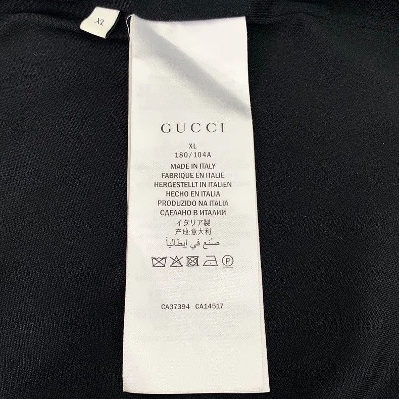 Gucci Gucci Black logo star print striped zipper jacket 2501-Next Size US XL / EU 56 / 4 - 6 Thumbnail
