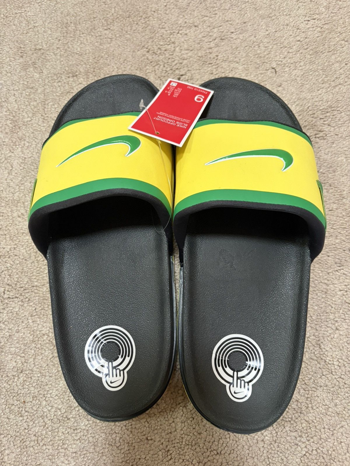 Nike Nike Oregon Sandals Green/Yellow Size US 9 / EU 42 - 2 Thumbnail