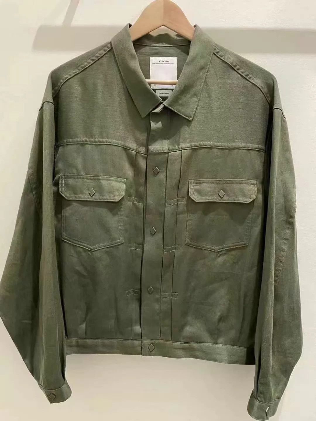 Visvim VISVIM 24SS 101XX JKT Olive 2/Black 3 Wool-Linen Blend Size US M / EU 48-50 / 2 - 6 Thumbnail