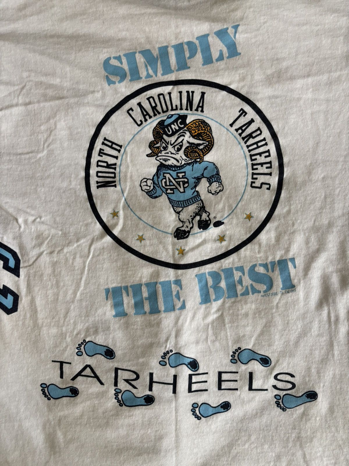 Other Vintage North Carolina Tar Heels AOP Sports T Shirt * RARE* Size US XL / EU 56 / 4 - 7 Thumbnail