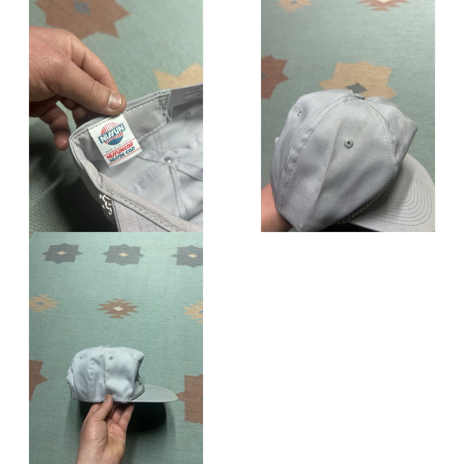Vintage VINTAGE Unbranded snapback hat cap Heindl implement Michigan tractor gray farm adjustable Hat Mens Gray Tractor 90s Size ONE SIZE - 8 Thumbnail