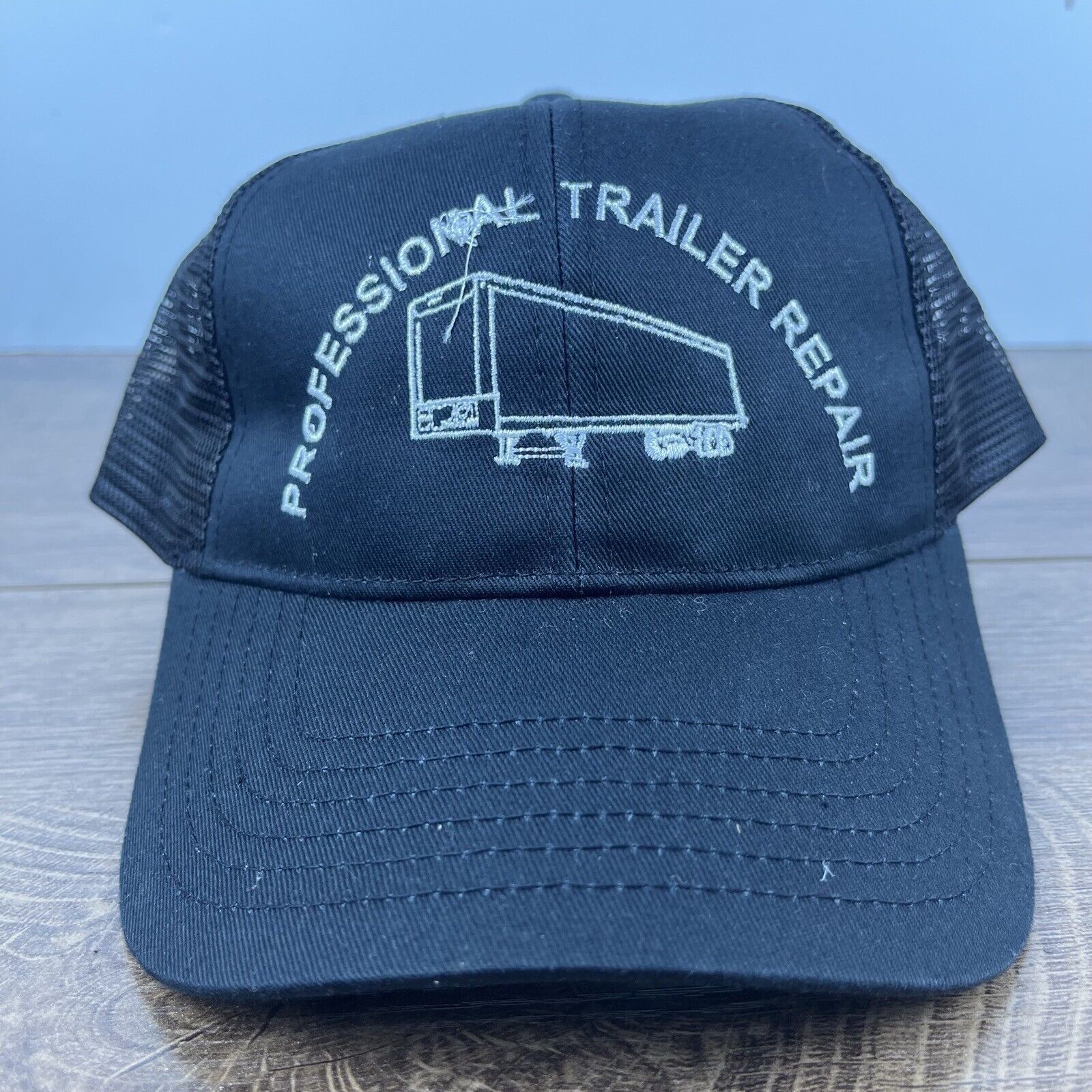 Other Proffesional Trailer Repair Hat Black Cap Hat Adjustable Hat Size ONE SIZE - 1 Thumbnail