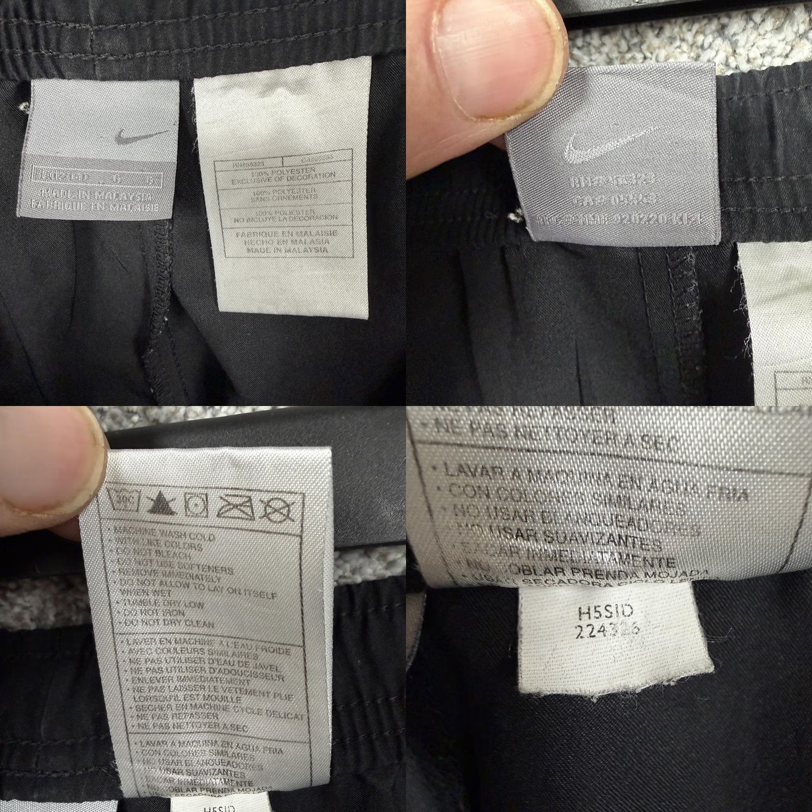 Nike Vtg Nike Track Pants XL 34x29.5 Black Men Regular Size 34 Inseam 29 Nike Swoosh Pockets Side Stripe Athletic Athleisure Retro Vintage Casual Updated Size US 36 / EU 52 - 8 Thumbnail