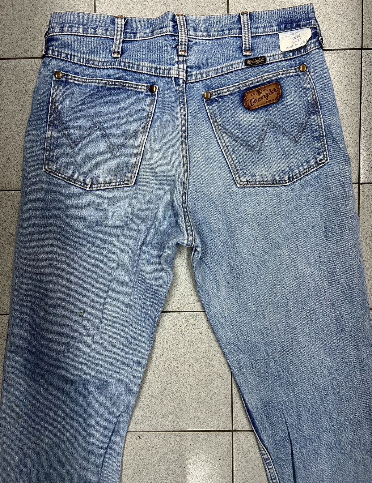 Vintage × Wrangler VINTAGE 40s WRANGLER 10MWZ BLUE BELL DENIM Size US 32 / EU 48 - 18 Thumbnail