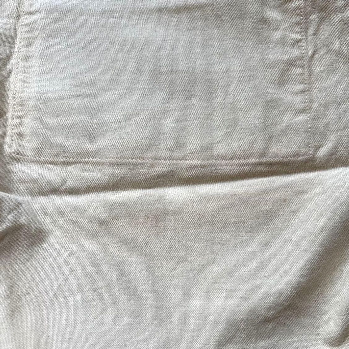 Ralph Lauren RRL Ralph Lauren Bag Tote Shoulder Military Design White Canvas Unisex Adults Medium Size ONE SIZE - 5 Thumbnail