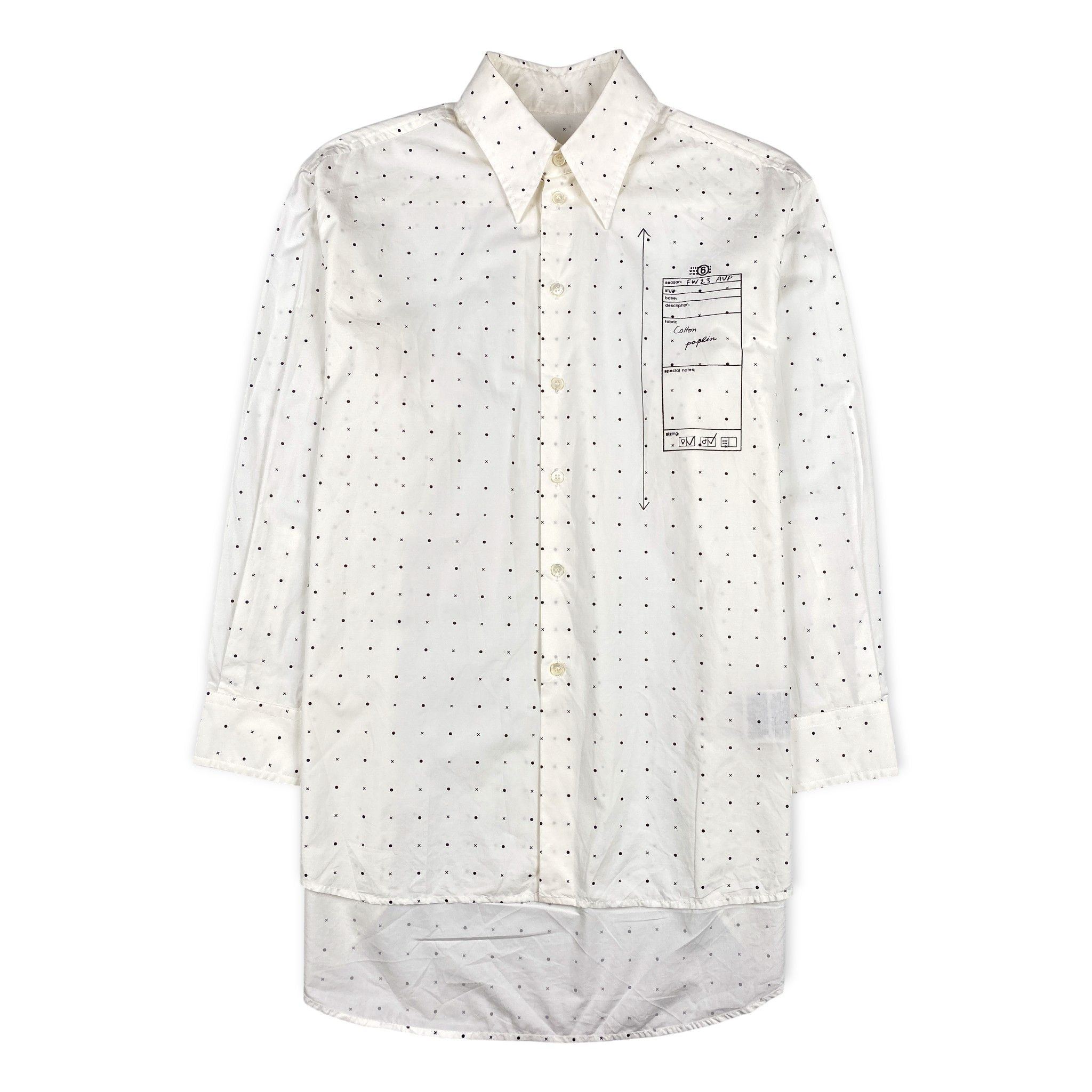 Maison Margiela MM6 F/W 2023 Avant Premiere Shirt Size XS / US 0-2 / IT 36-38 - 1 Thumbnail