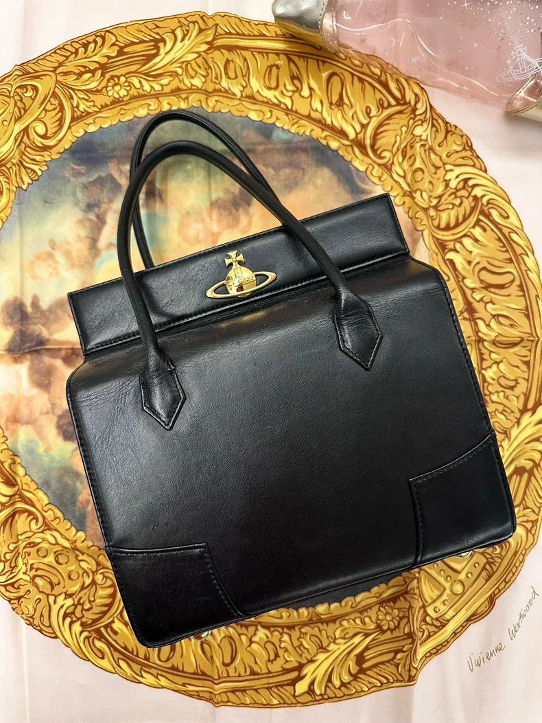 Vivienne Westwood Vivienne Westwood size os Saturn black milk box handbag Size ONE SIZE - 1 Thumbnail