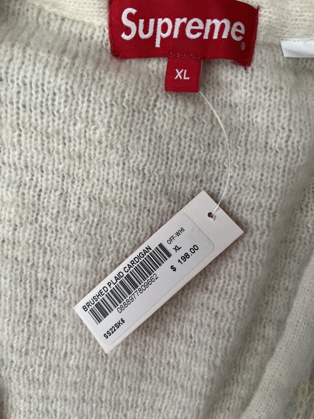 Supreme Supreme Brushed Grid Cardigan Size US XL / EU 56 / 4 - 7 Thumbnail