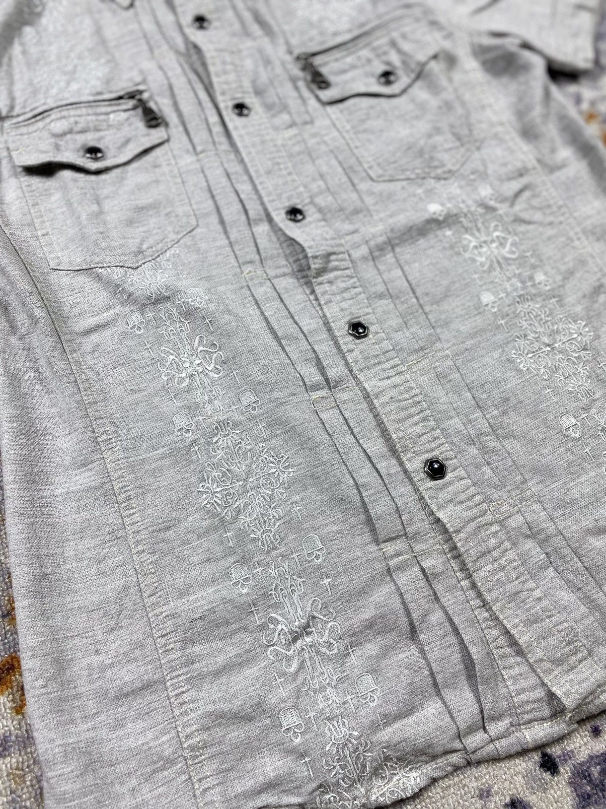 In The Attic In the attic skull western style Button Up Shirt Size US M / EU 48-50 / 2 - 2 Thumbnail