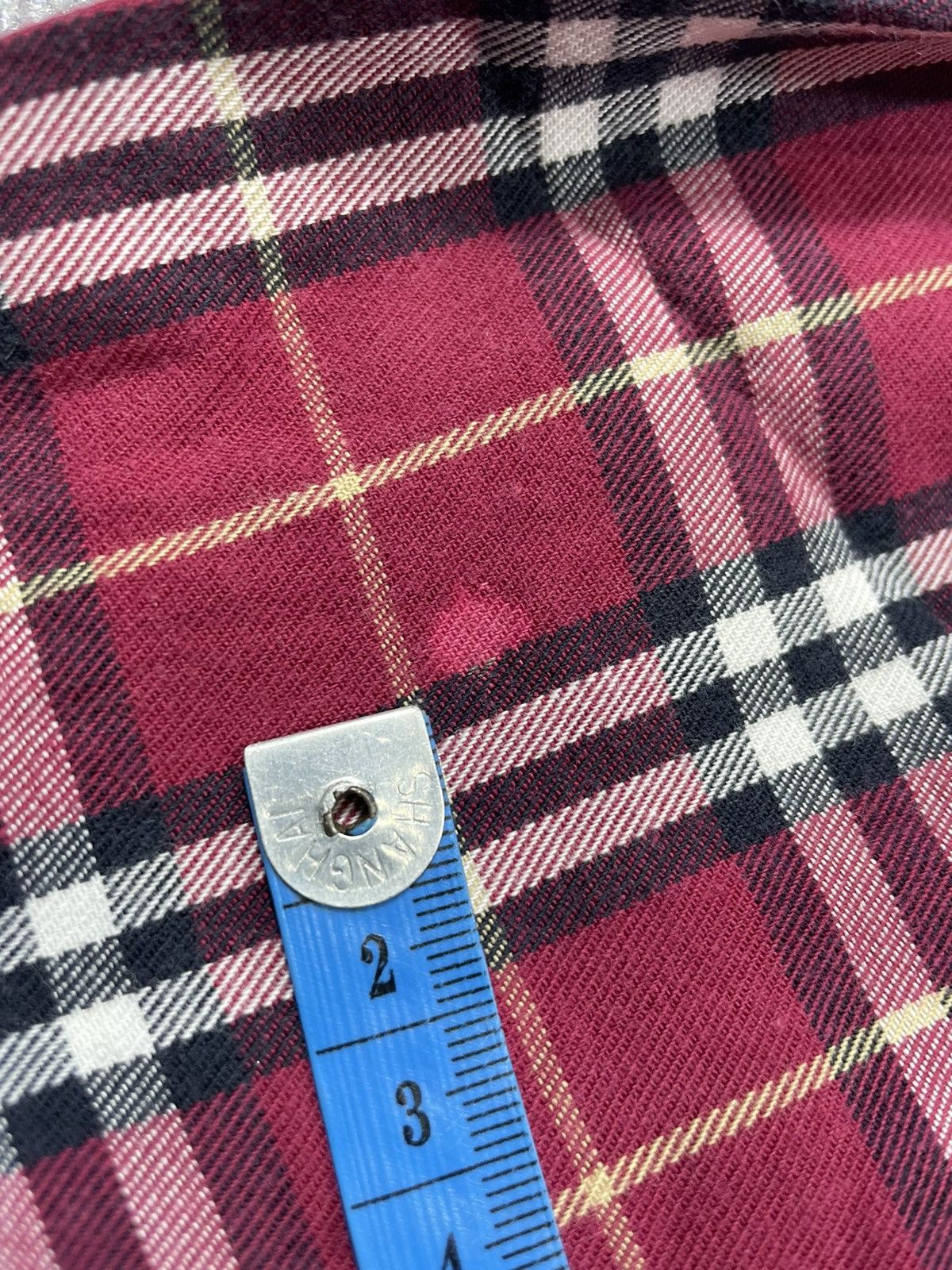 Burberry × Vintage Vintage Burberrys nova check shirt red size M to L Size US M / EU 48-50 / 2 - 10 Thumbnail