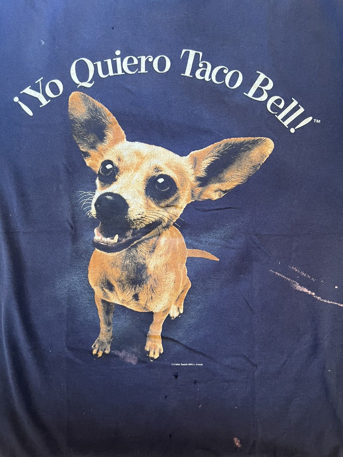 Vintage Vintage Thrashed Taco Bell T-Shirt Size US XL / EU 56 / 4 - 1 Thumbnail