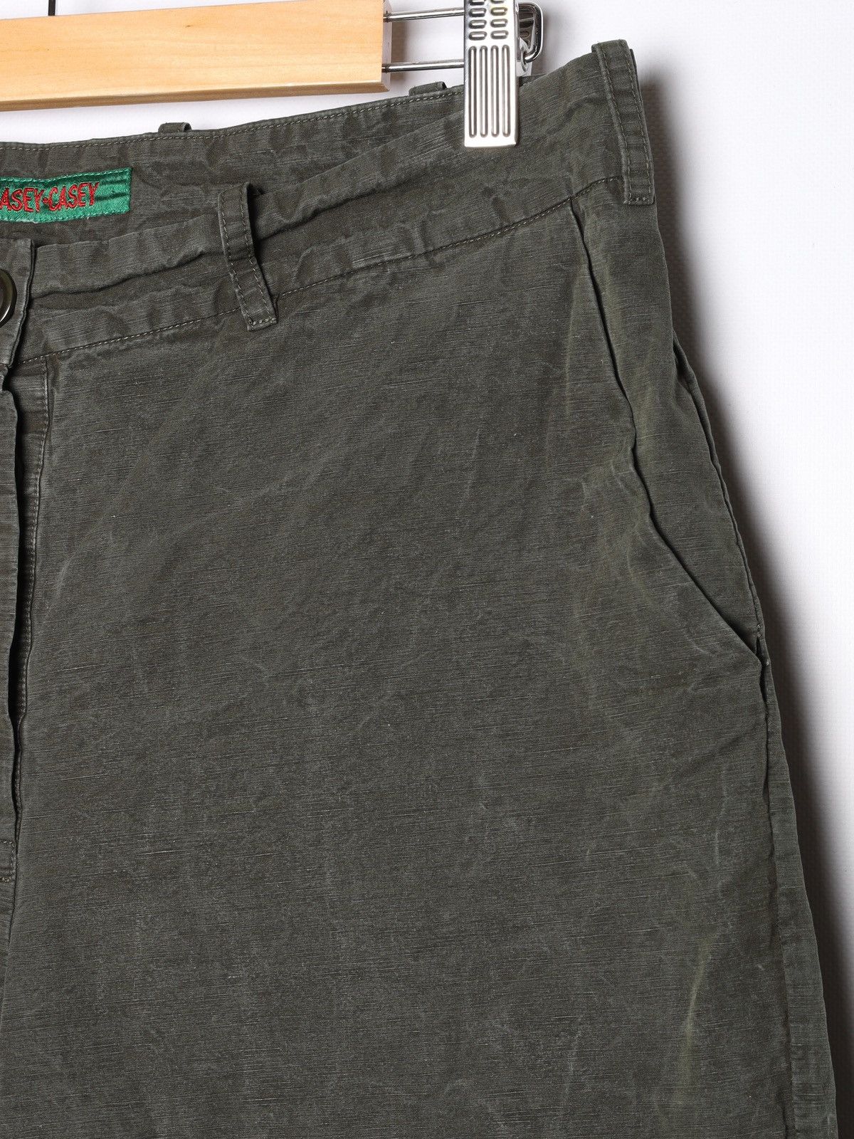 Casey Casey Casey Casey Bee Pants Washed Olive Khaki Trousers Pantalon Size 27" / US 4 / IT 40 - 8 Thumbnail
