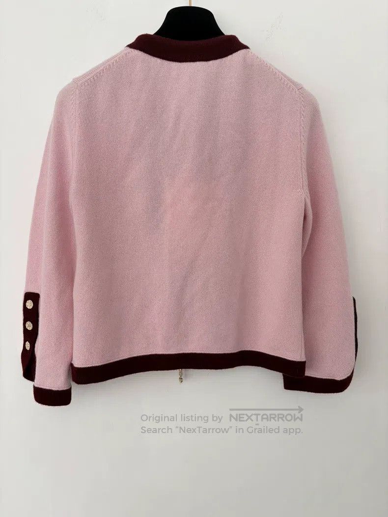 Chanel Chanel Pink short laced cardigan coat Size XS / US 0-2 / IT 36-38 - 2 Thumbnail