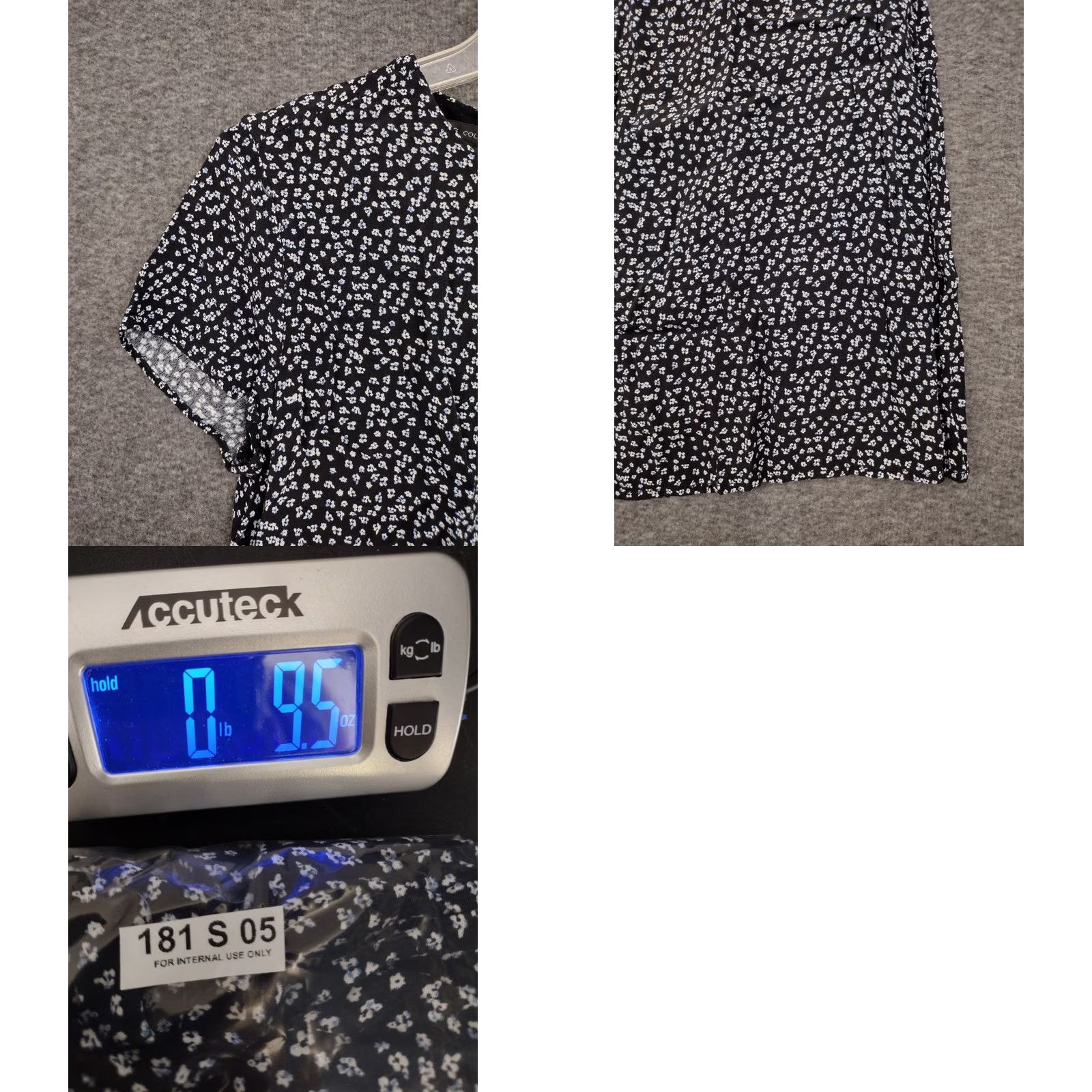 Vintage MNG Collection Women's Dress XS Flower Dot Black/White Midi Casual Dress Size XS / US 0-2 / IT 36-38 - 8 Thumbnail