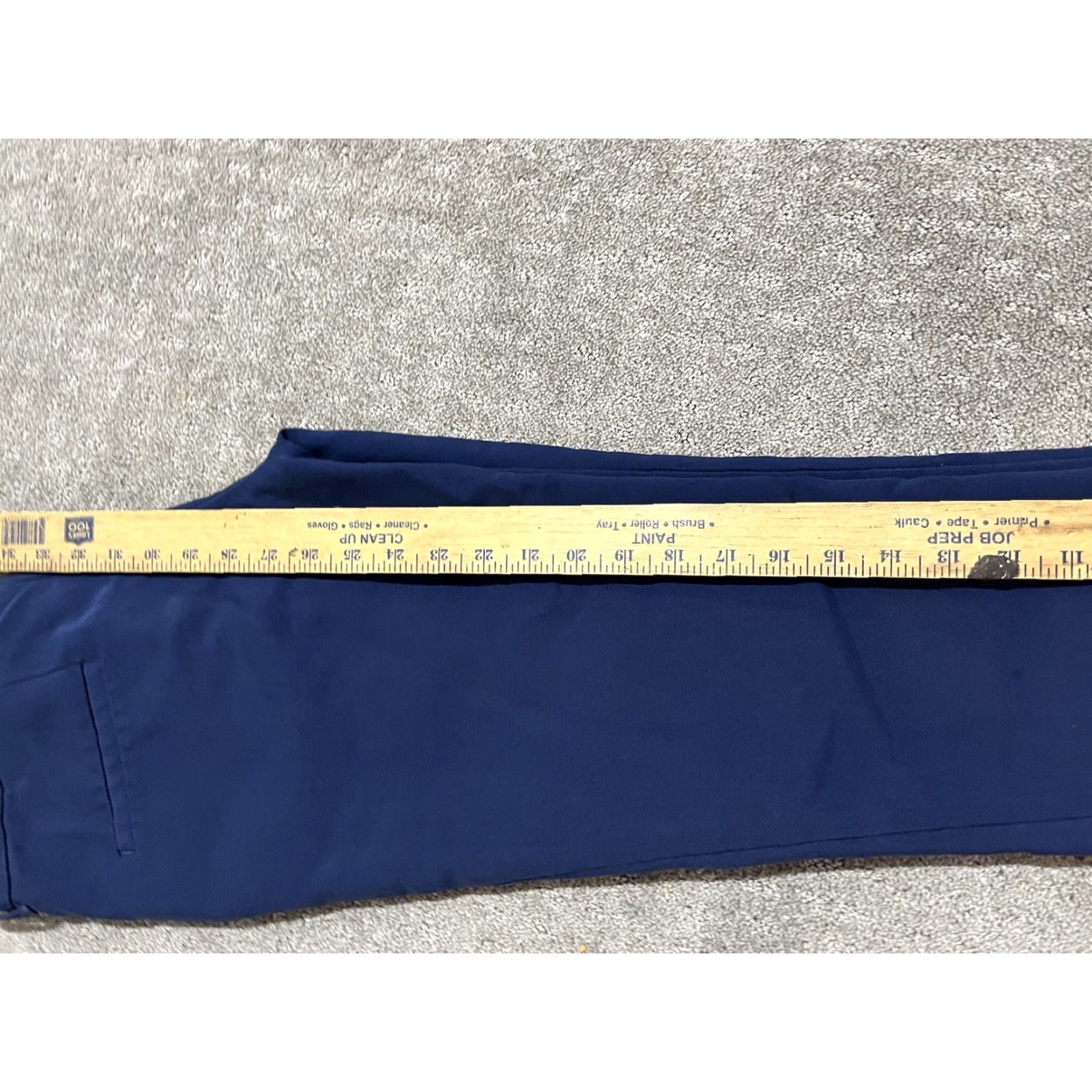 Zara Zara Pants Adult 5 Navy Blue Straight Leg Slim Fit Pockets Career Womens Size 27" / US 4 / IT 40 - 6 Thumbnail