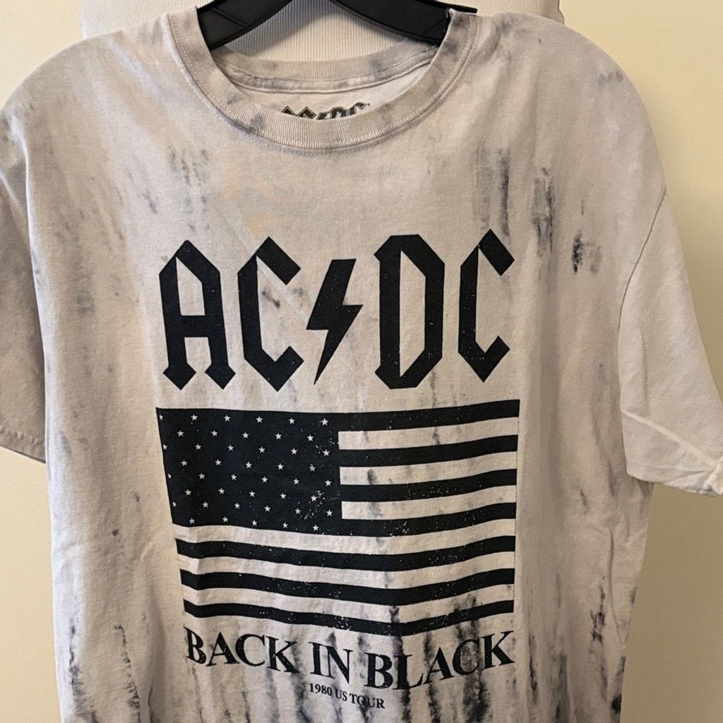 AC/DC AC/DC 2017 Back In Black Tie Dye T-Shirt US Tour Band Tee Lg Size US L / EU 52-54 / 3 - 1 Thumbnail