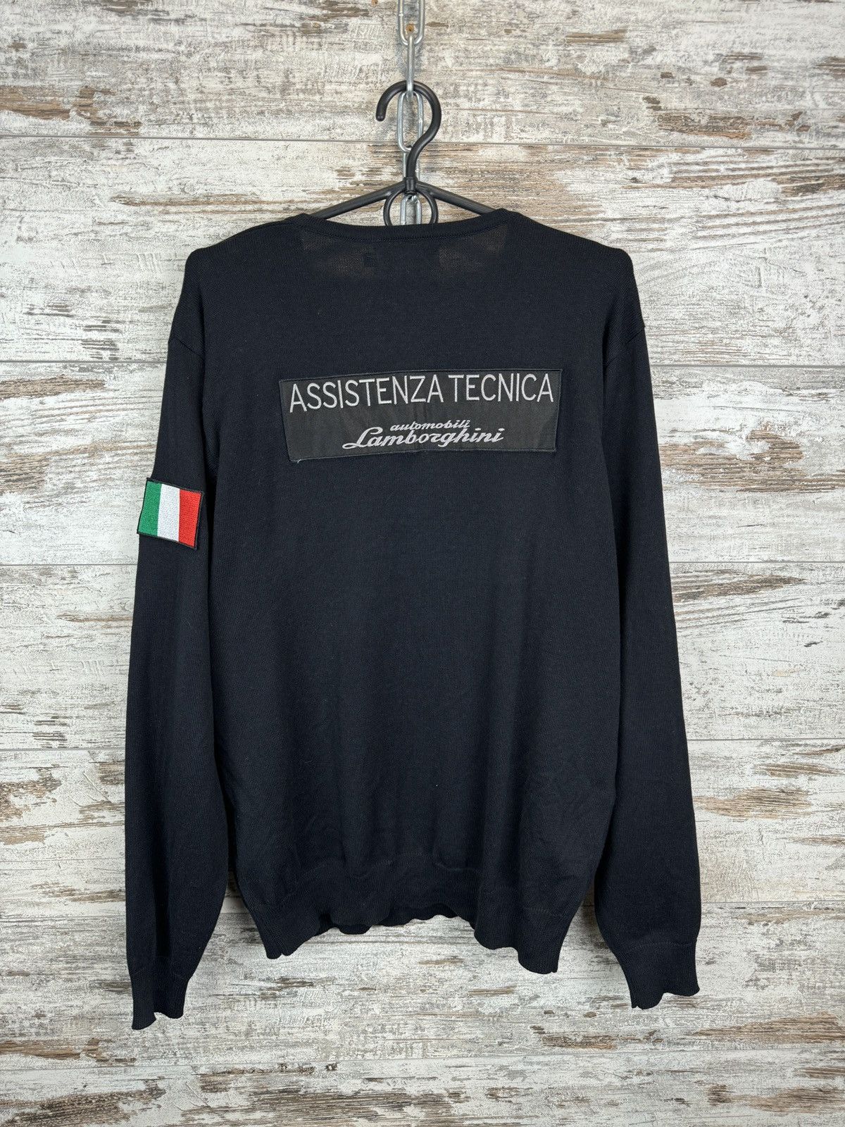 Lamborghini Mens Vintage Automobile Lamborghini Sweater Knitwear racing Size US M / EU 48-50 / 2 - 9 Thumbnail
