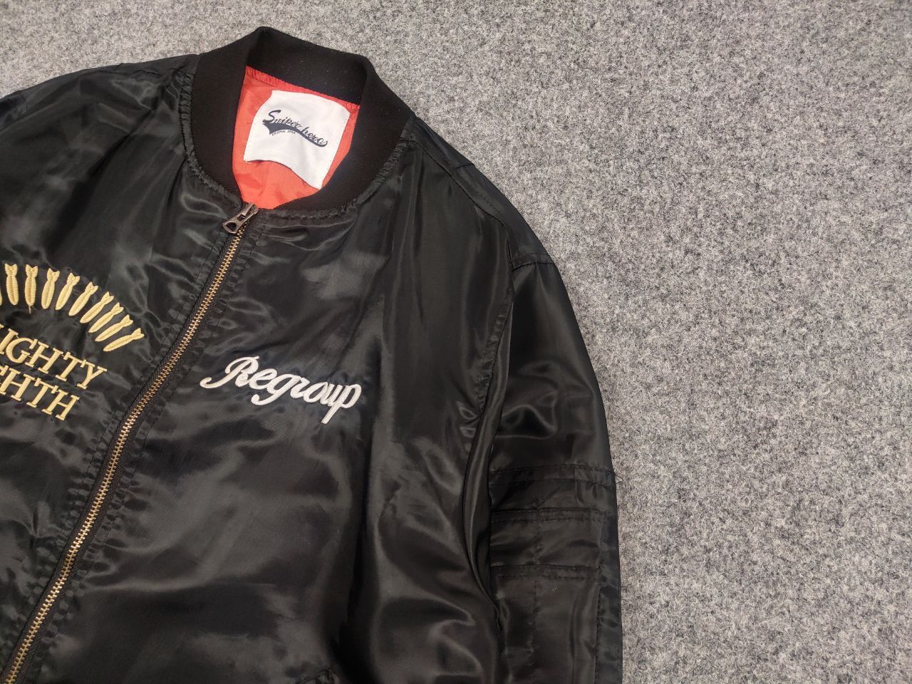 Vintage 90's Us Army Special Forces Regroup Bomber Jacket