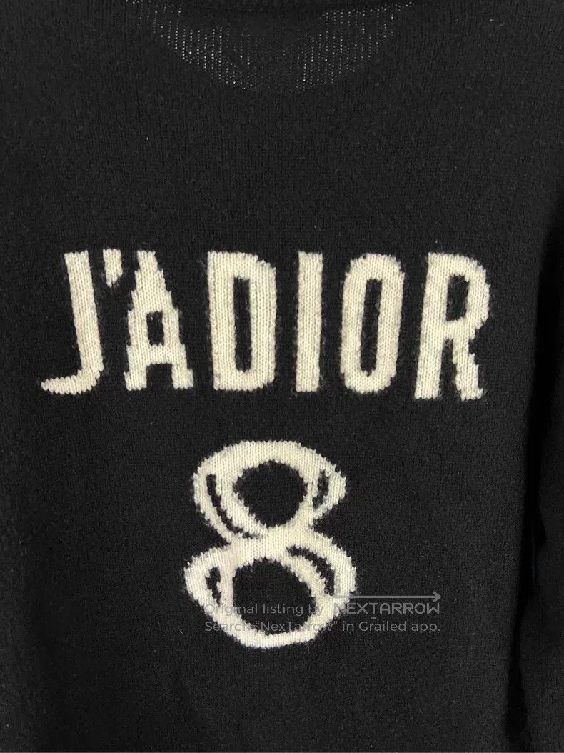 Dior Dior Black cashmere 8-character sweater Size XS / US 0-2 / IT 36-38 - 5 Thumbnail