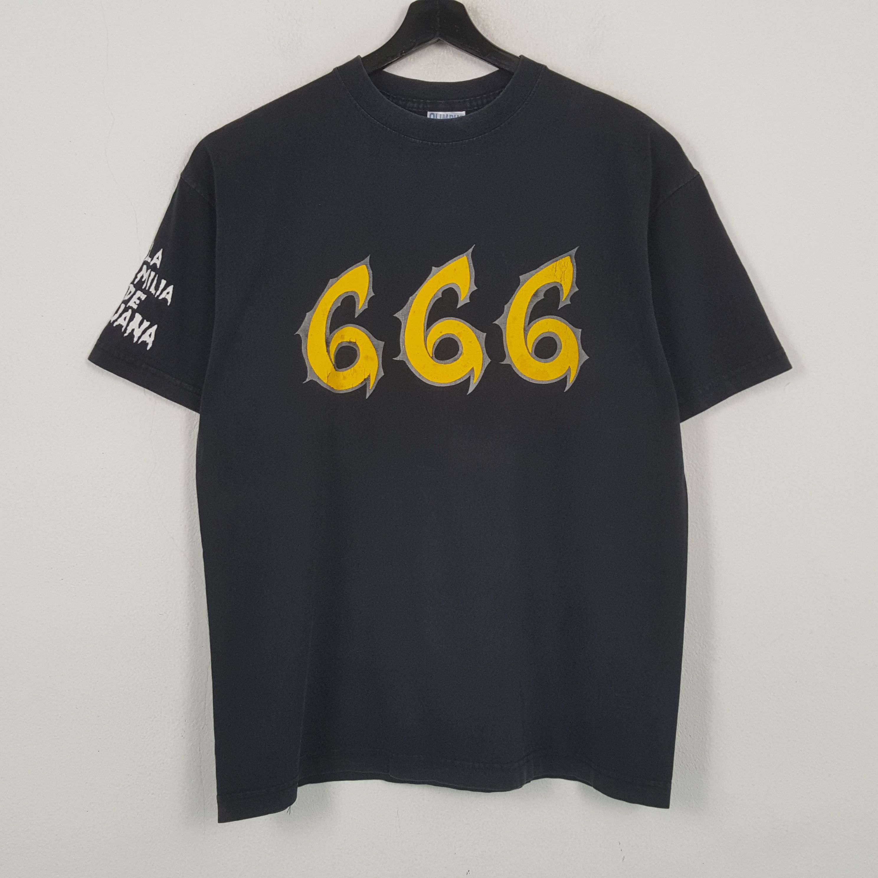 Vintage Halloween 666 Streetwear Style Tshirt RR5 Size US XL / EU 56 / 4 - 3 Thumbnail