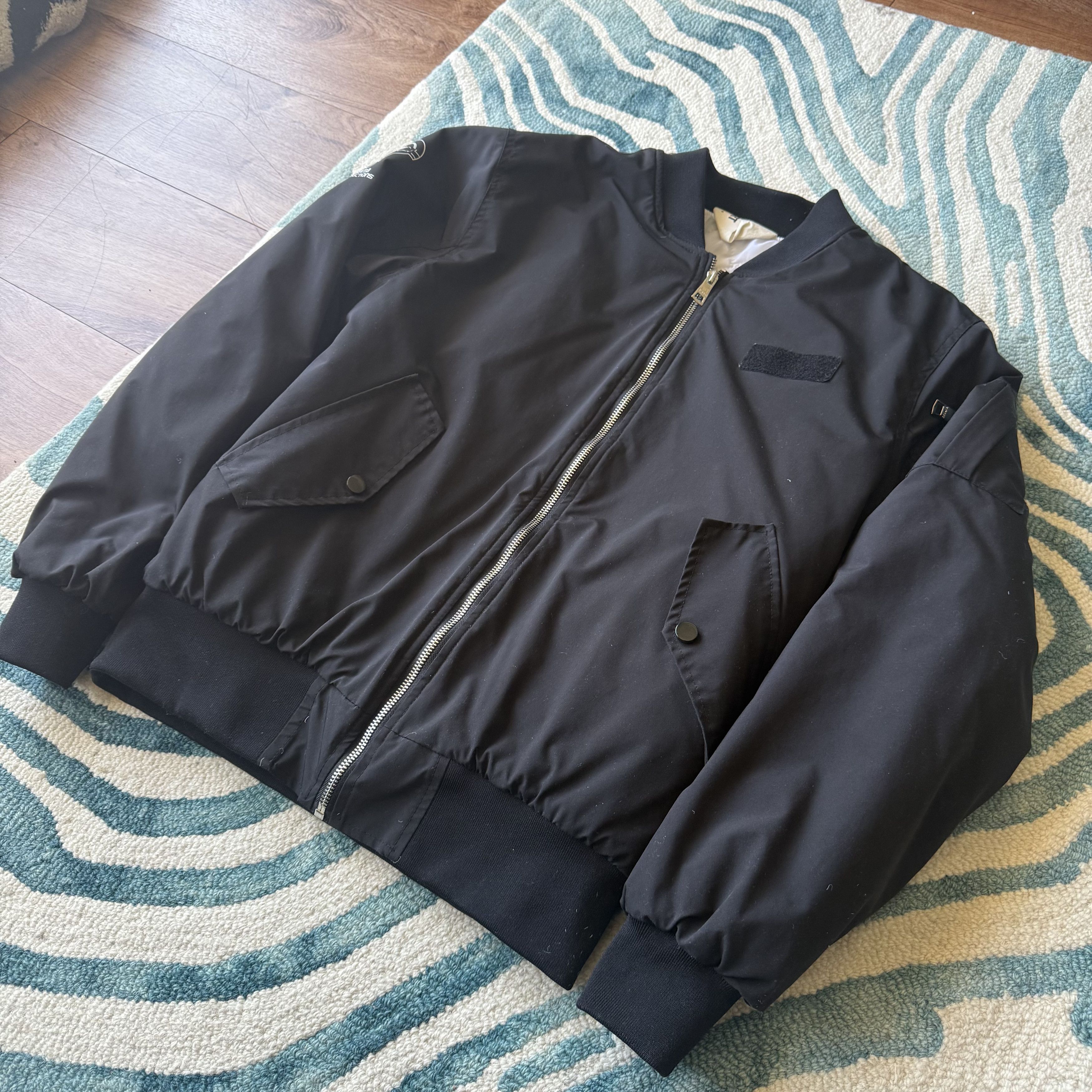 Other Kojima Productions Bomber Jacket Mens Medium Black Size US S / EU 44-46 / 1 - 2 Thumbnail